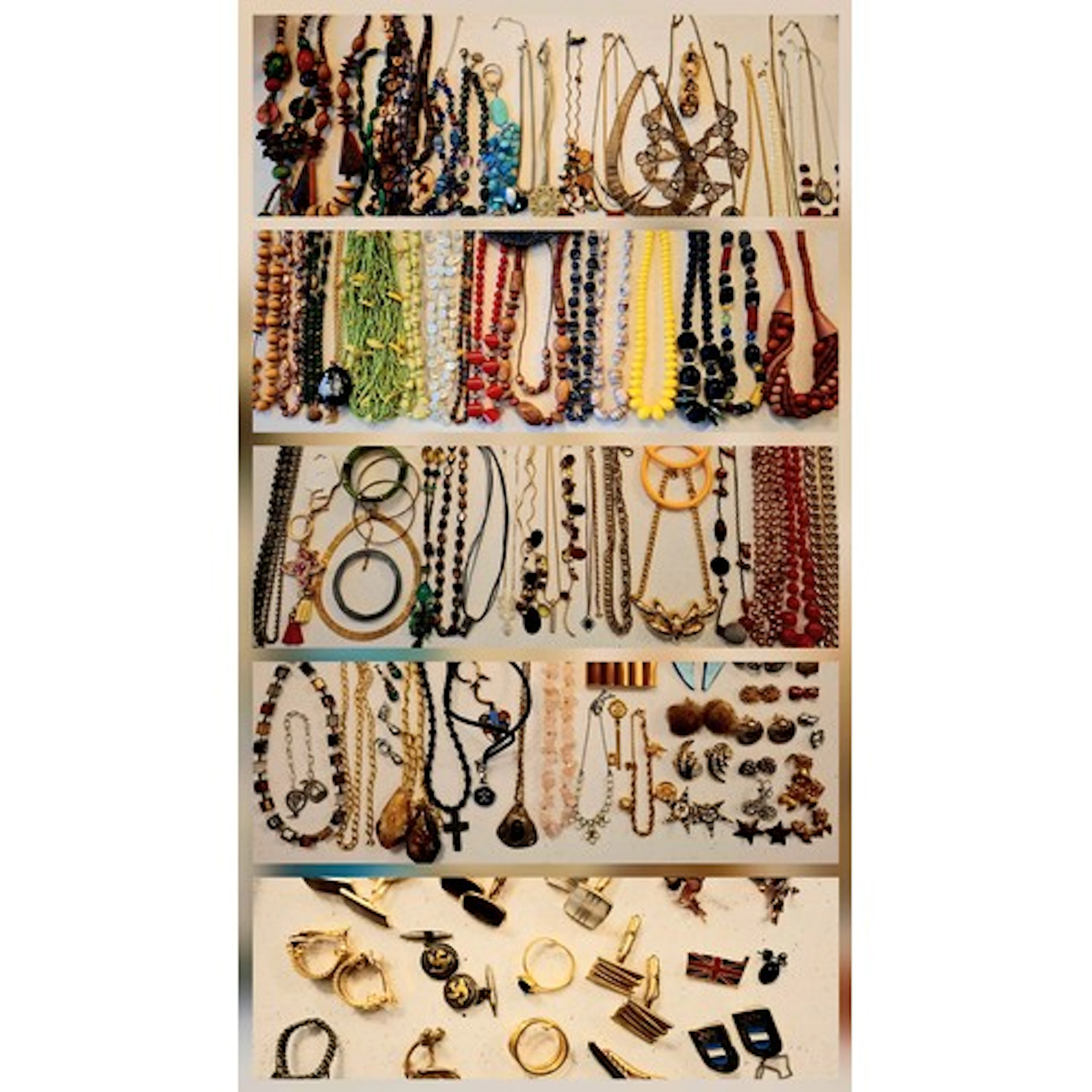 A quantity of 1970's and later costume jewellery, jewellery ...