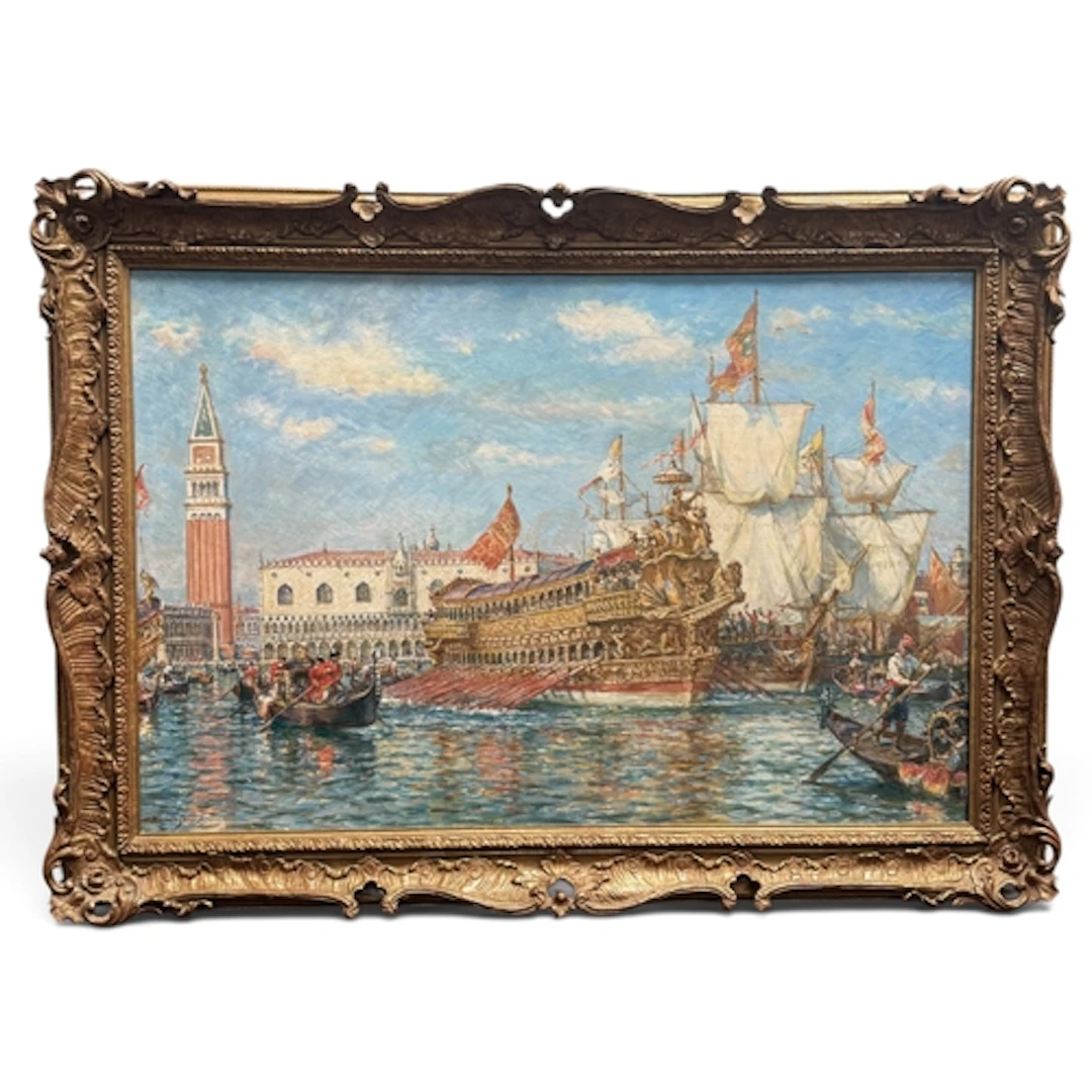 BERNARD FINEGAN GRIBBLE (BRITISH 1872-1962): THE GRAND CANAL...