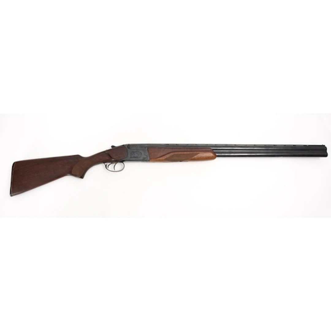 A USSR J 27 12 gauge over under shotgun. Serial number C0378...