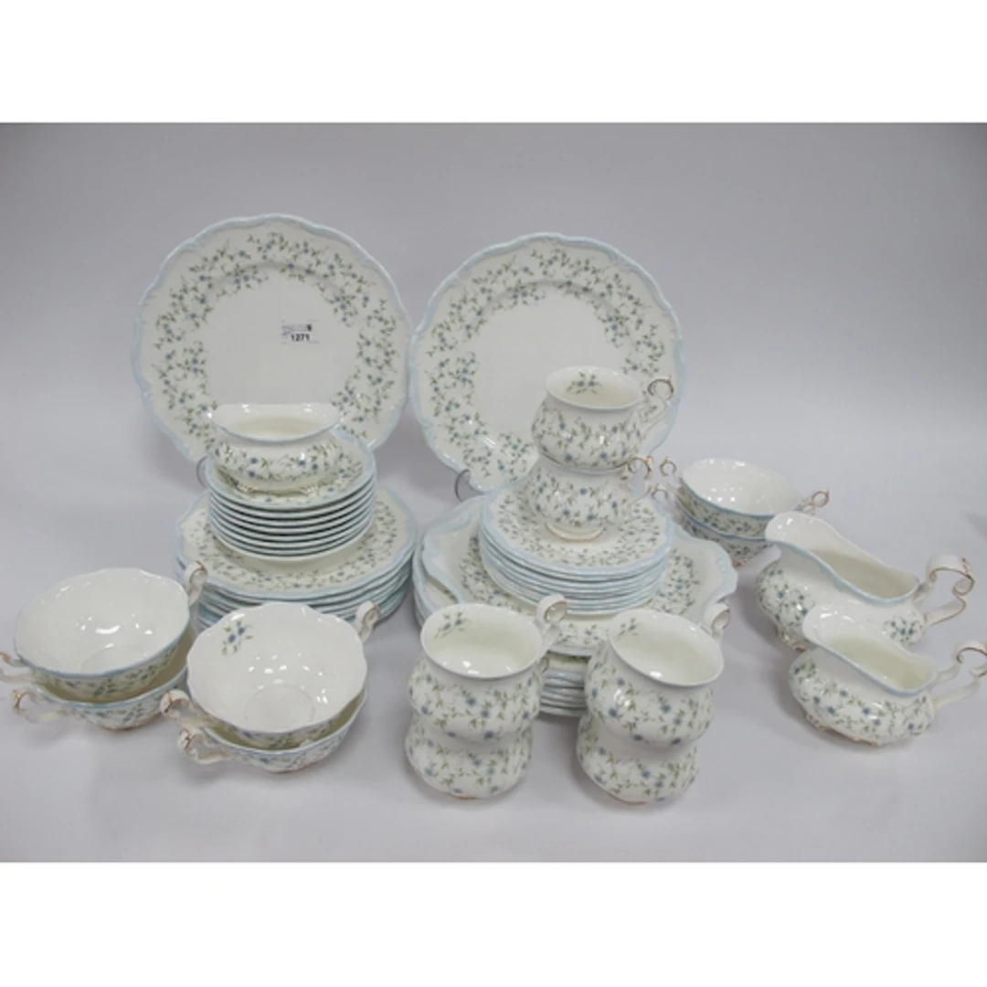 Royal Albert "Memory Lane" bone china tea service, decorated...