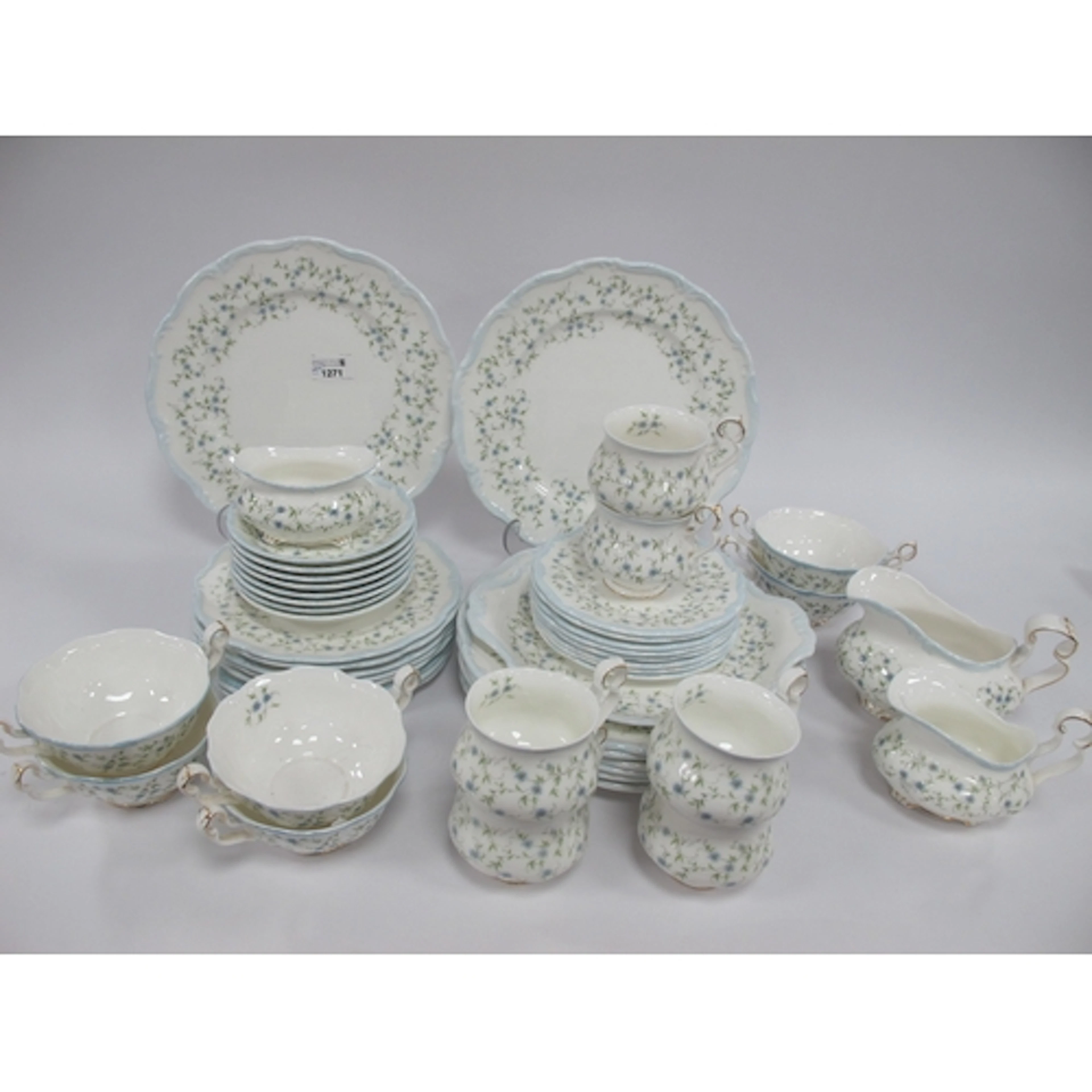 Royal Albert "Memory Lane" bone china tea service, decorated...
