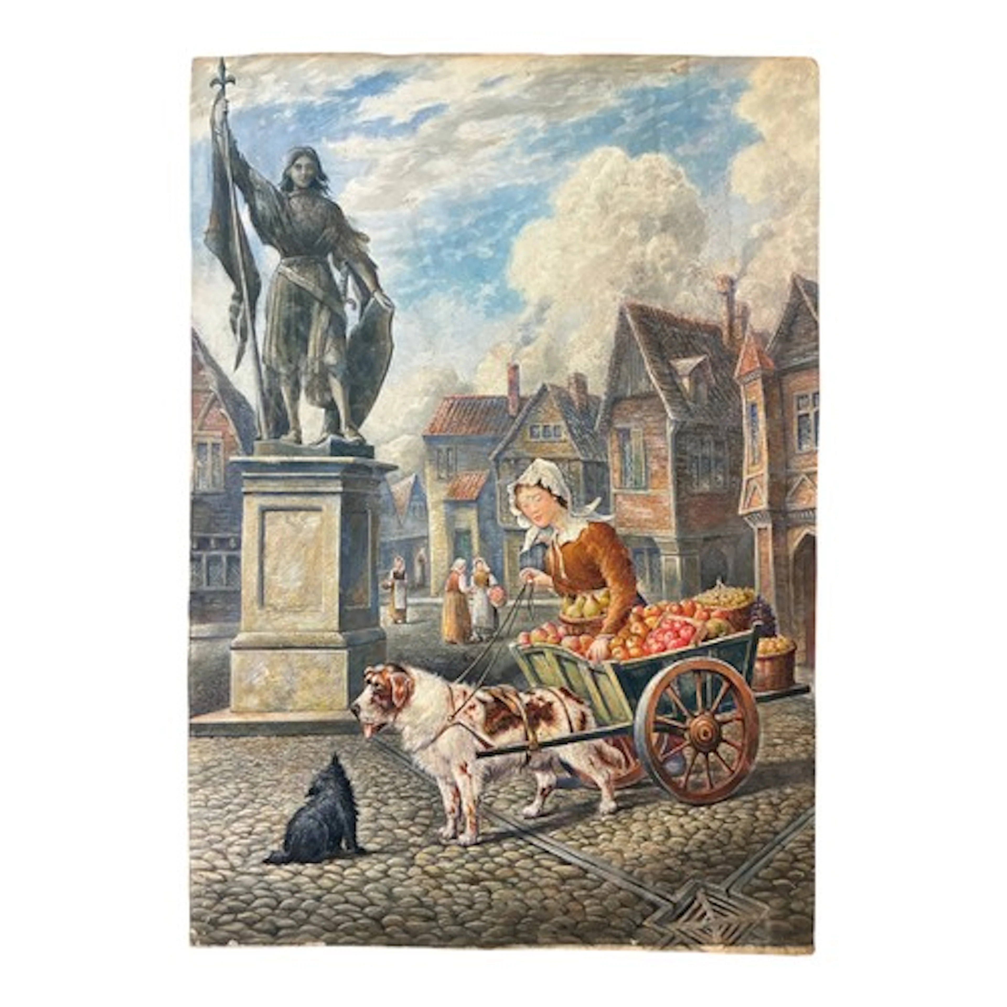 19th Century School - A double-sided sheet of watercolours w...