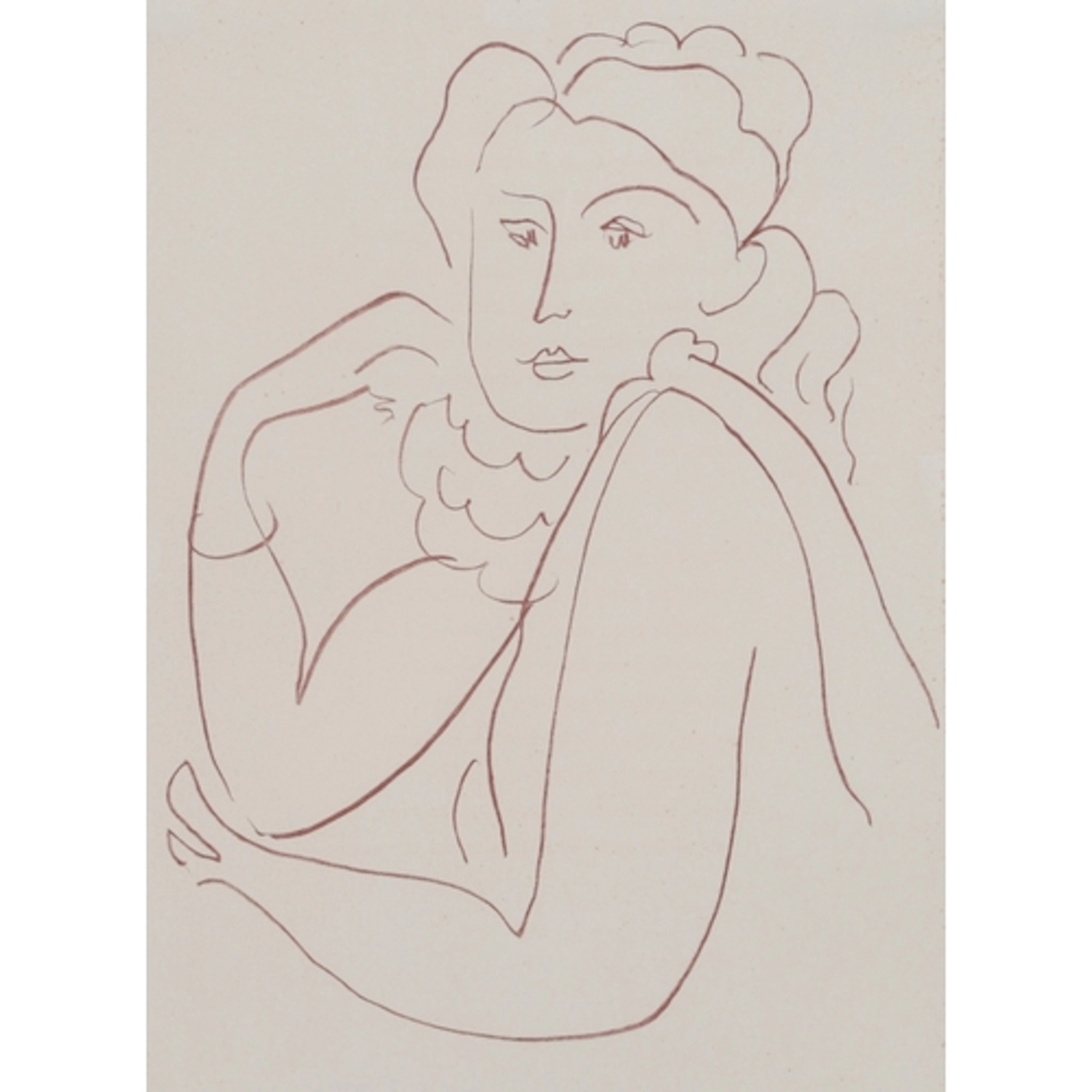 After Henri Matisse (French, 1869-1954) Portrait of a Young...