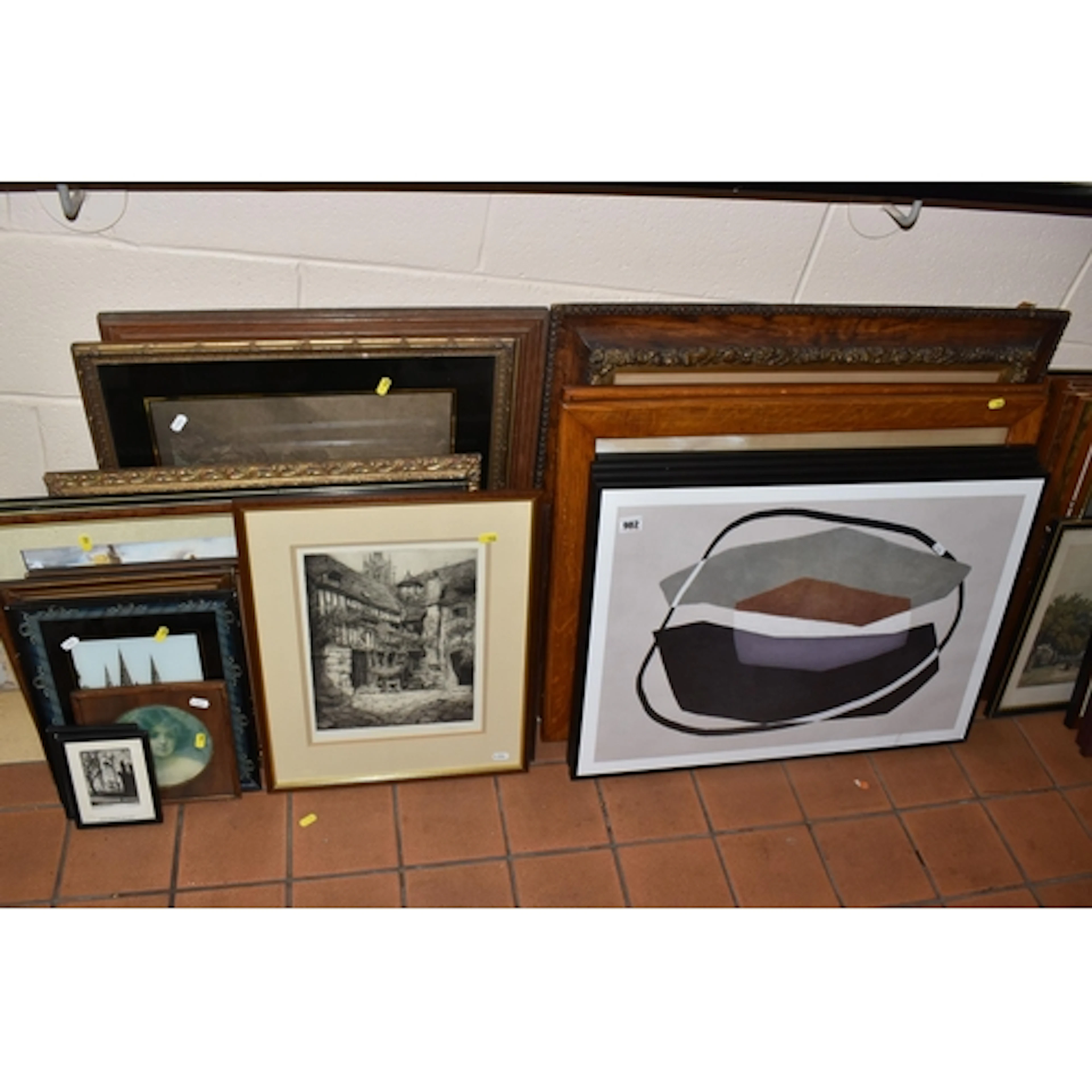 A QUANTITY OF DECORATIVE PRINTS ETC, to include six prints f...
