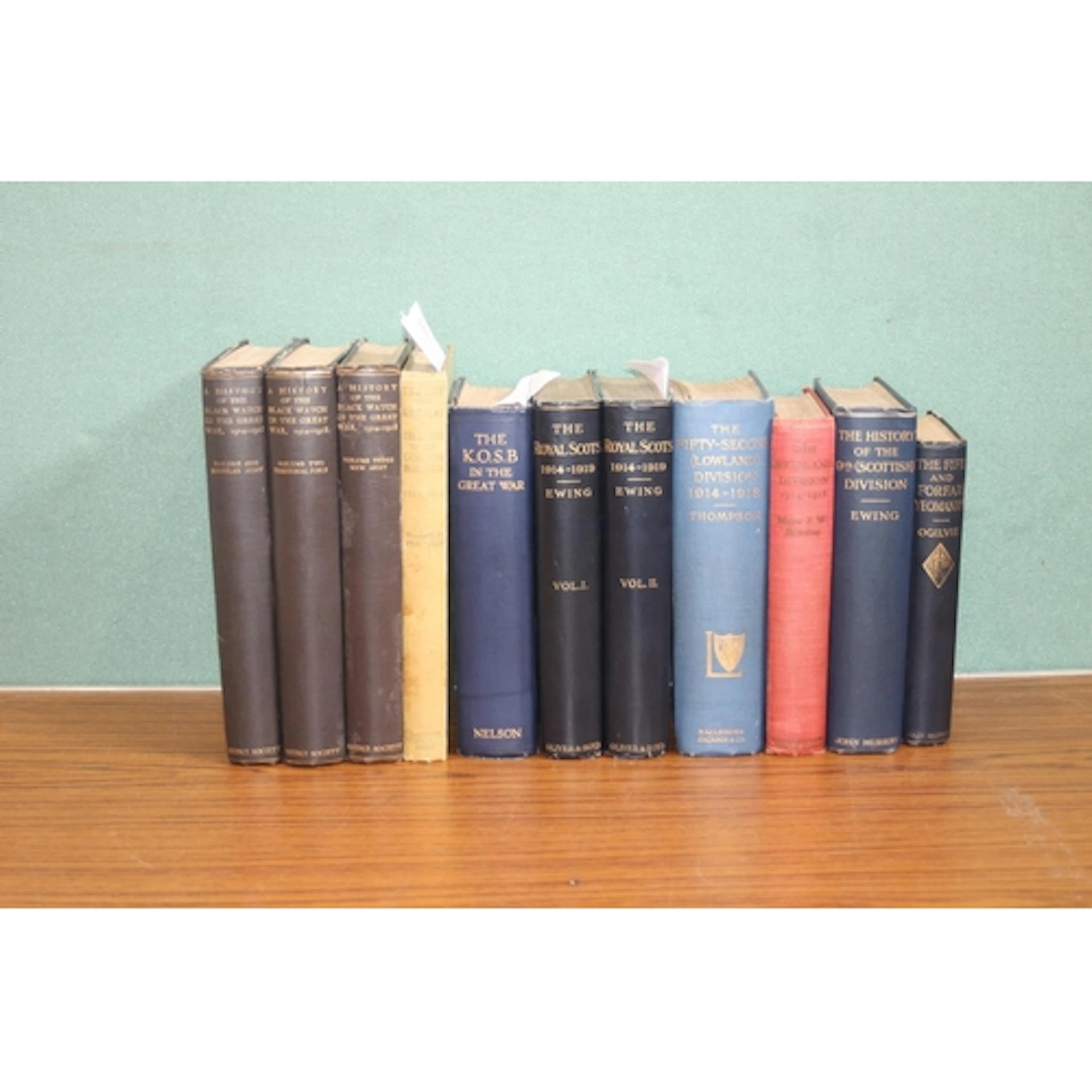 Military interest books to include The KOSB in the Great War...