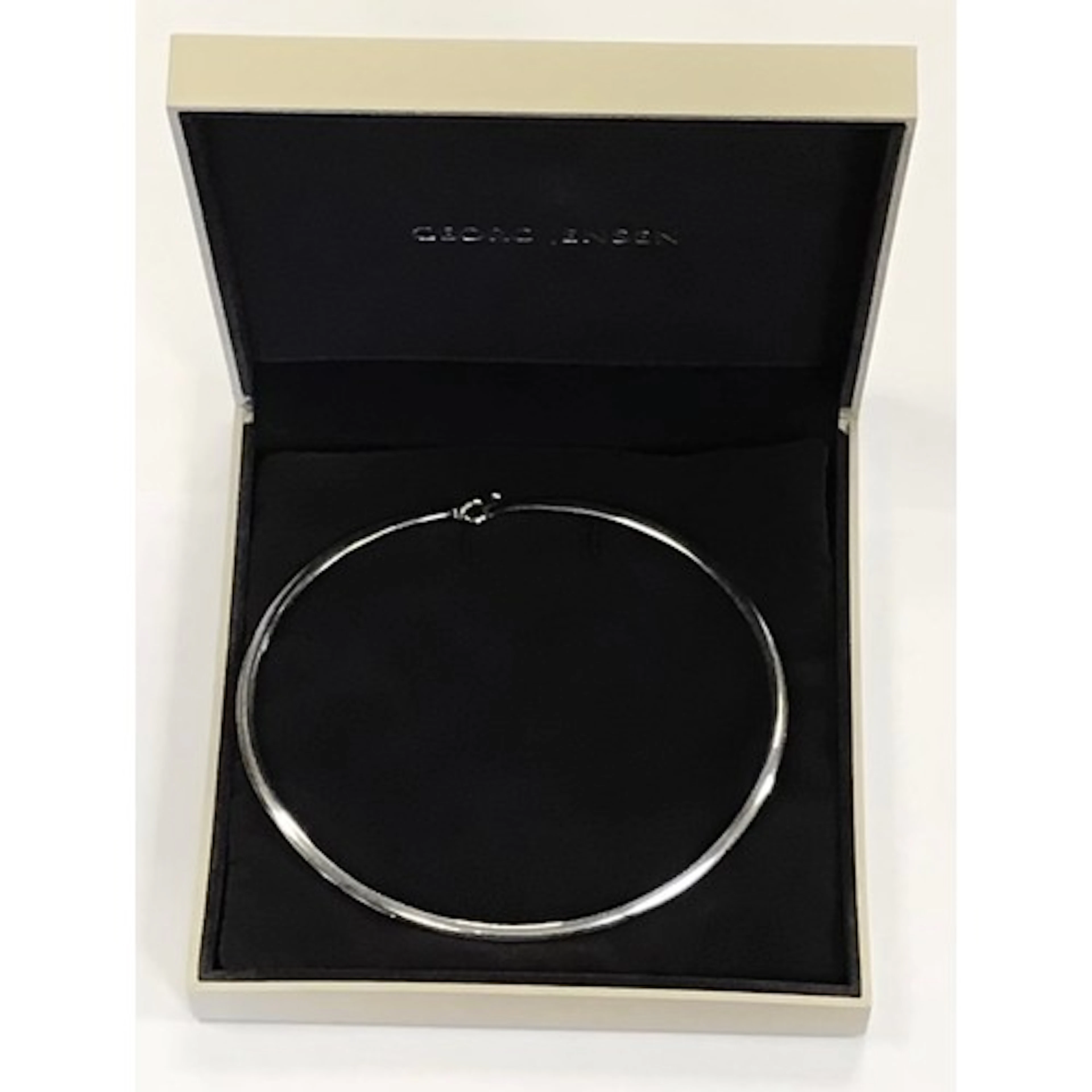 Georg Jensen: a DEW DROP neckring necklace designed by Vivia...