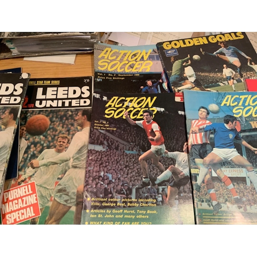 Football Publications: Action Soccer volume 1 numbers 1 2 + ...