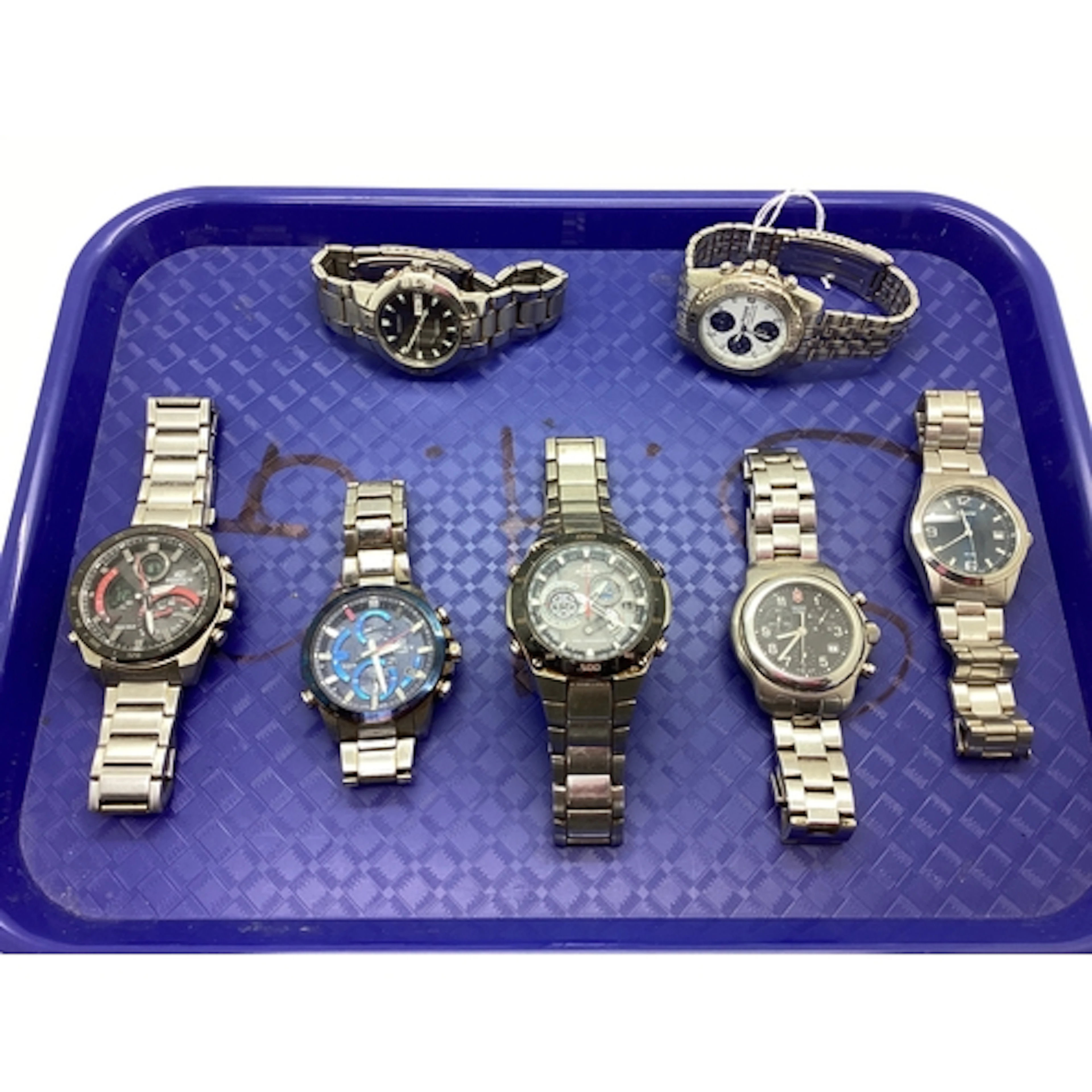 Modern Gent's Wristwatches - Seiko Kinetic 5M43-0E90, Casio ...