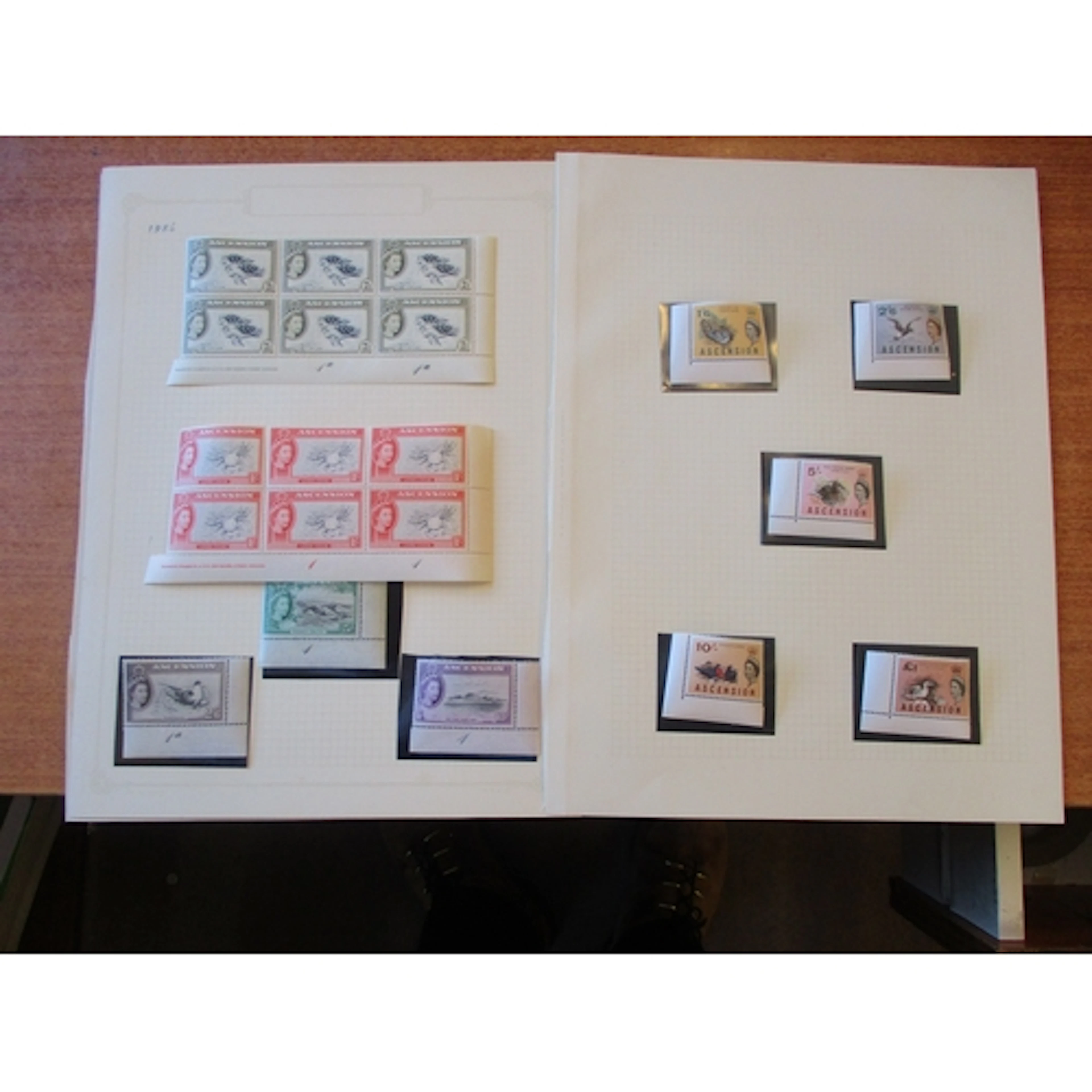 World misc with Ascension 1956 set with vals to 1/- in botto...