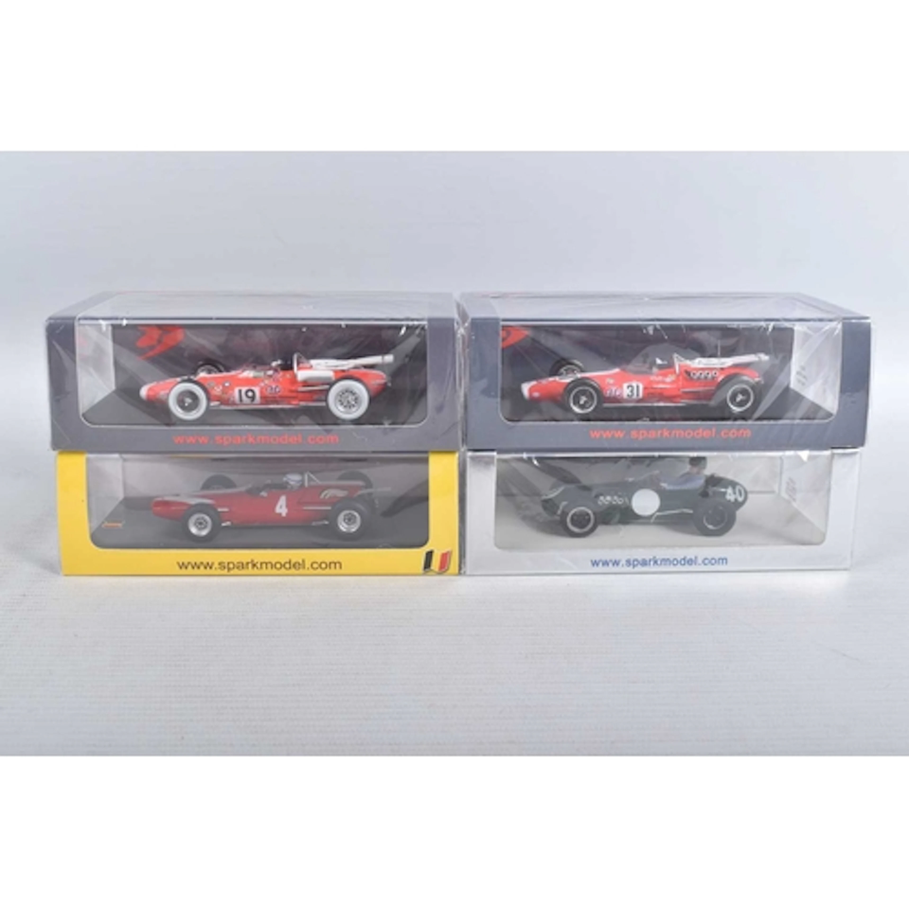 FOUR BOXED SEALED MINIMAX SPARK MODEL VEHICLES, to include a...