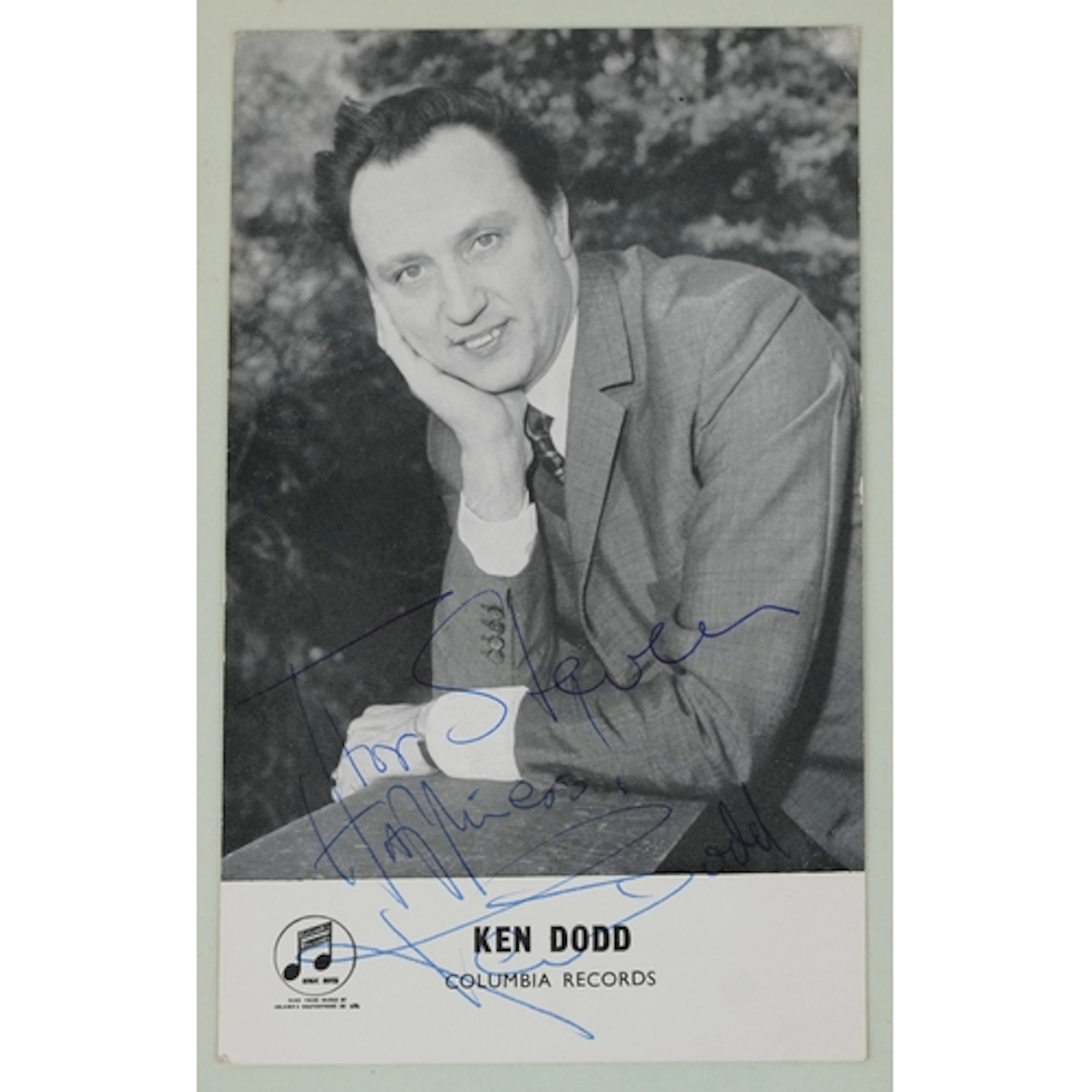 A mid 20th century autograph album with various ink signatur...