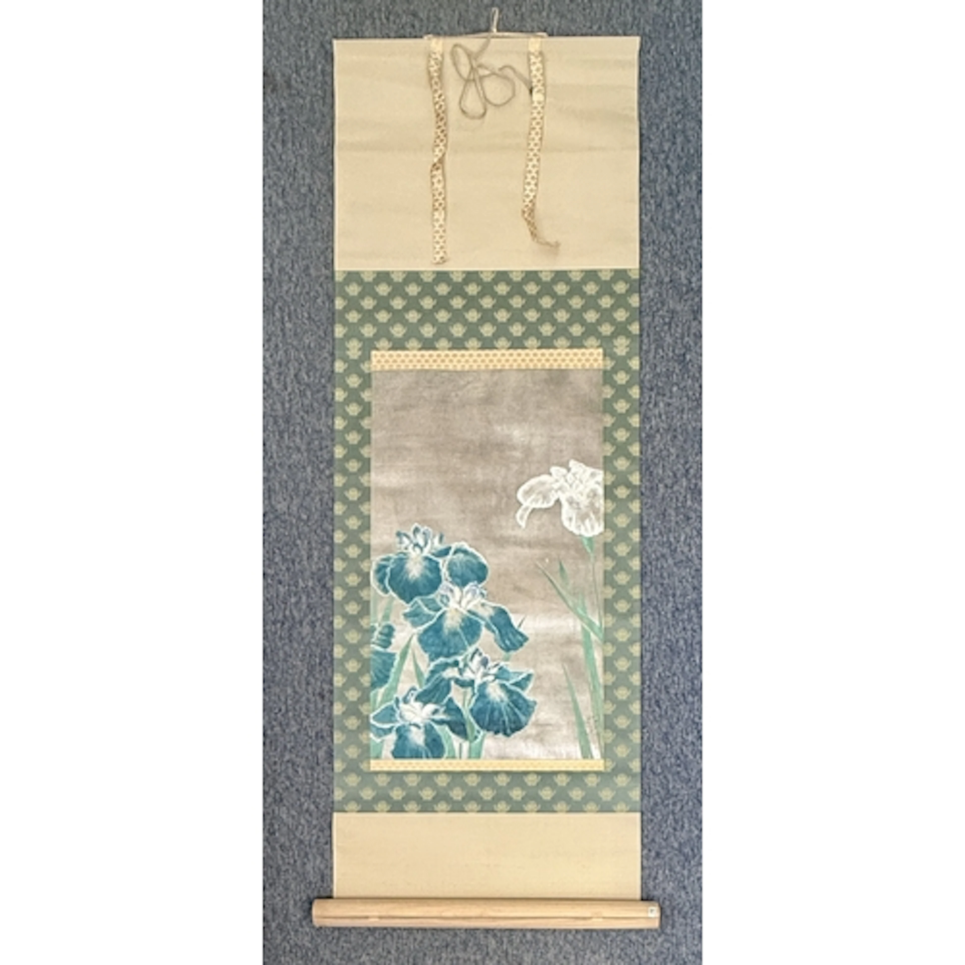 Fudo Tomitori (1892 - 1983) - 'Beautiful Iris,' a Japanese N...