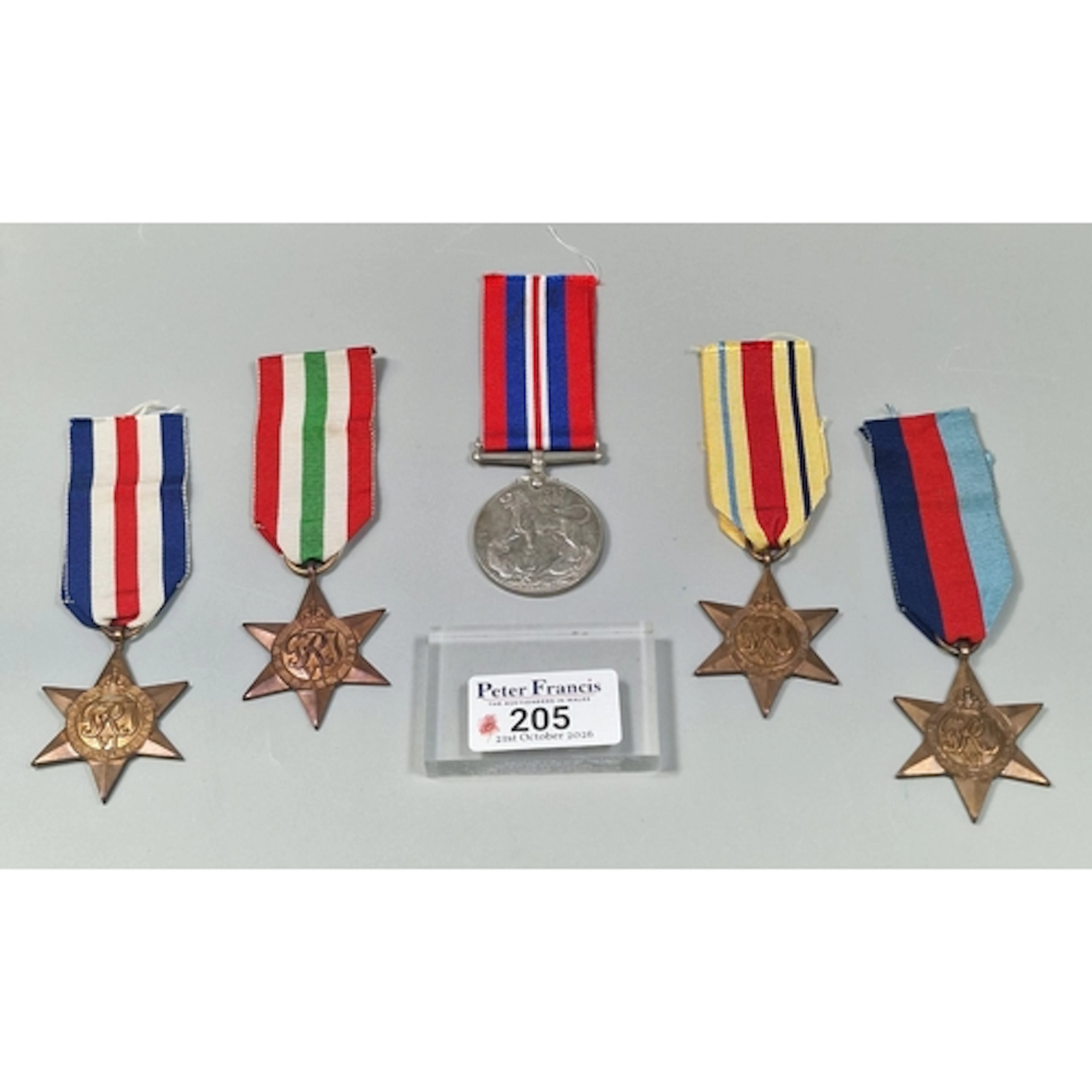 WW2 British medal group awarded to 13096894 L/Cpl. H. H. Pal...