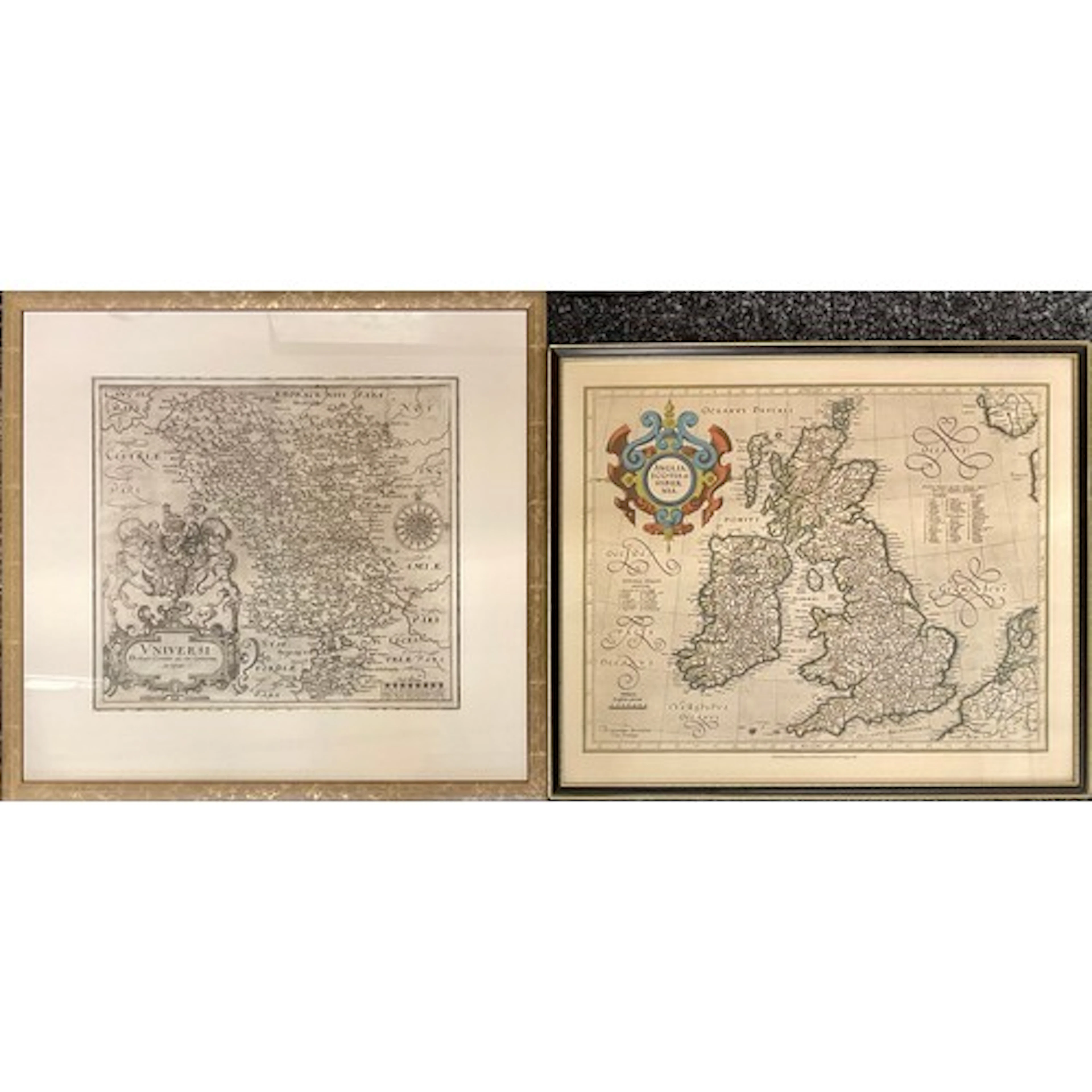 Maps - William Hole (17th century), after Christopher Saxton...