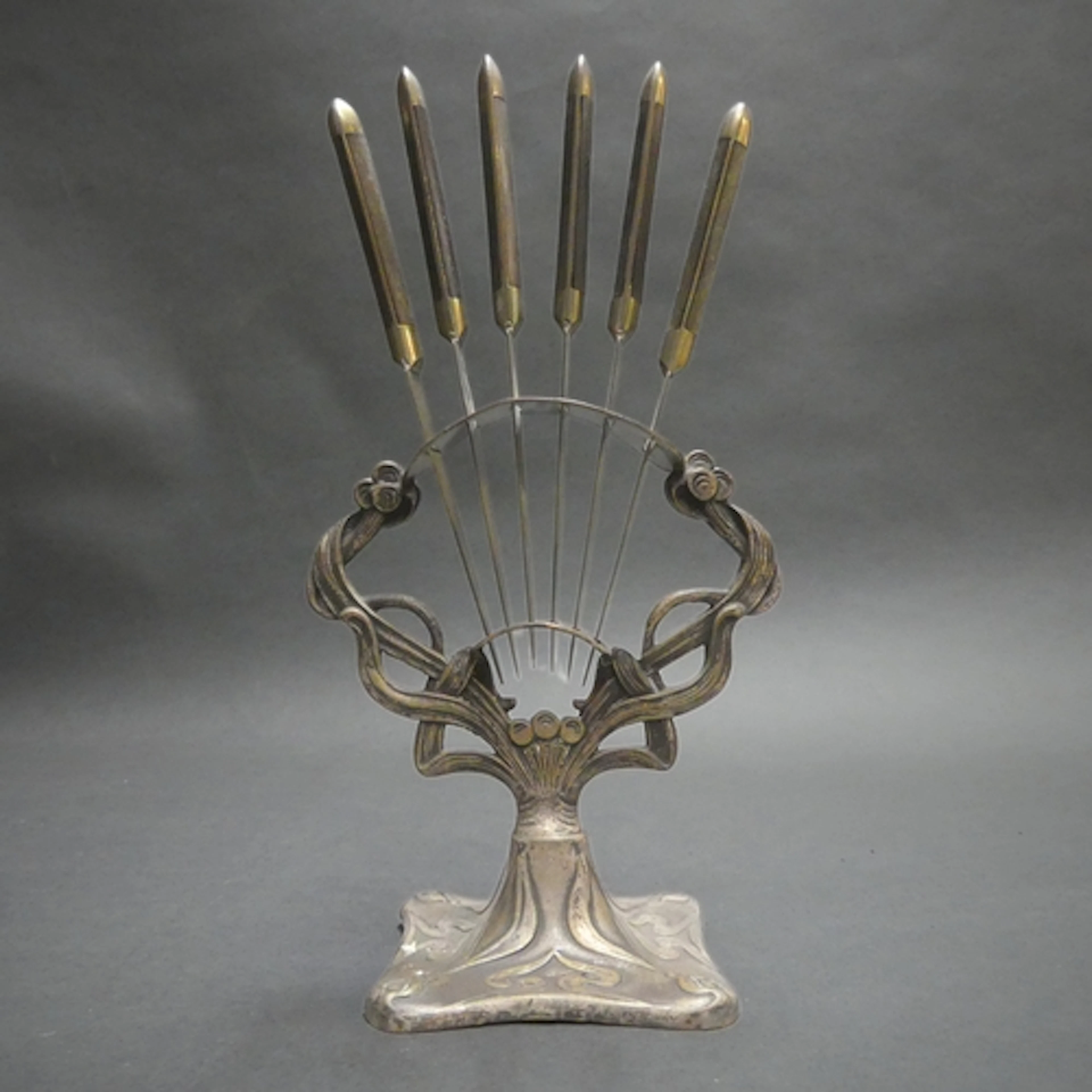 SCHIFFERS & CO, Warsaw - An Art Nouveau period pewter fruit ...