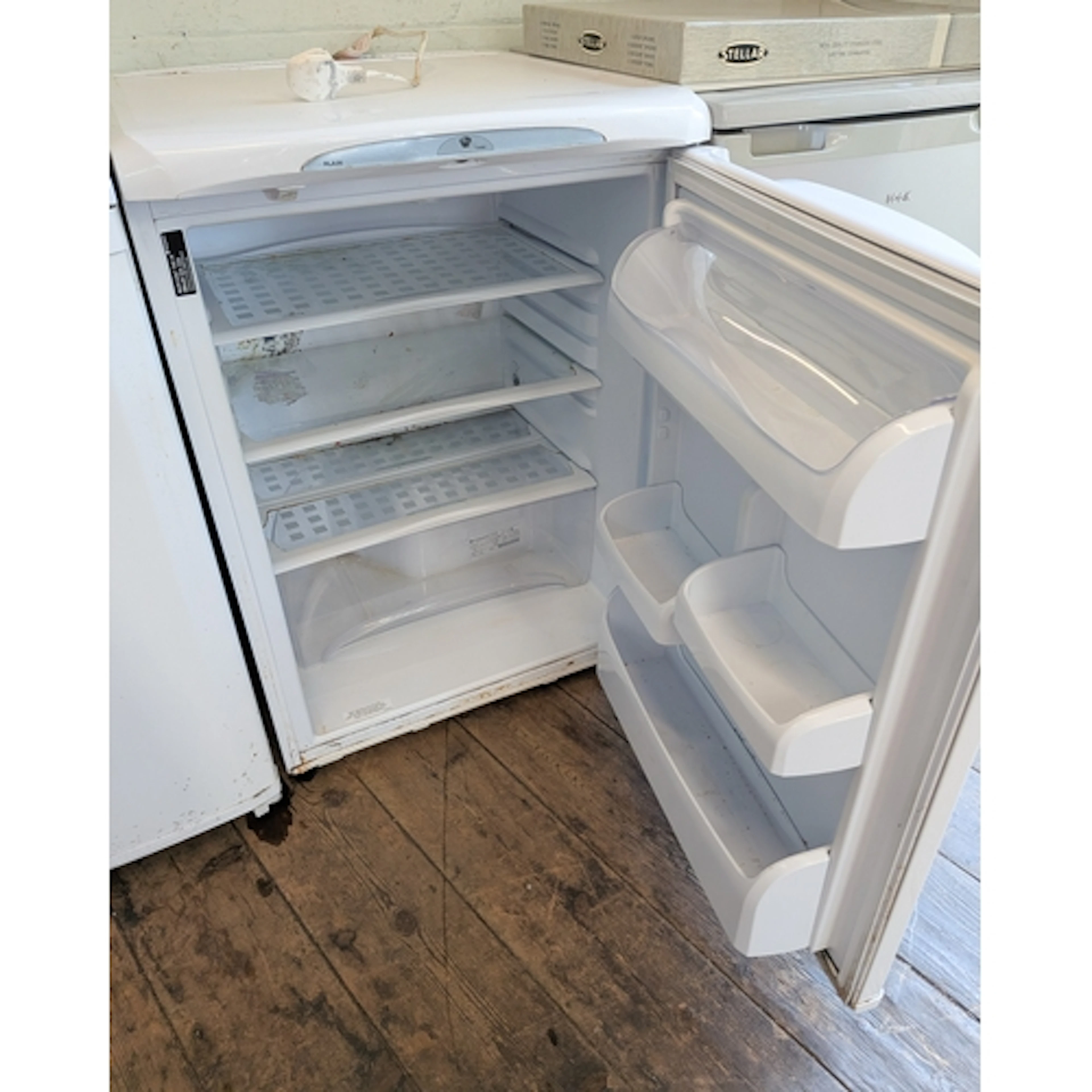 A work top height Hotpoint Future fridge fitted one drawer a...