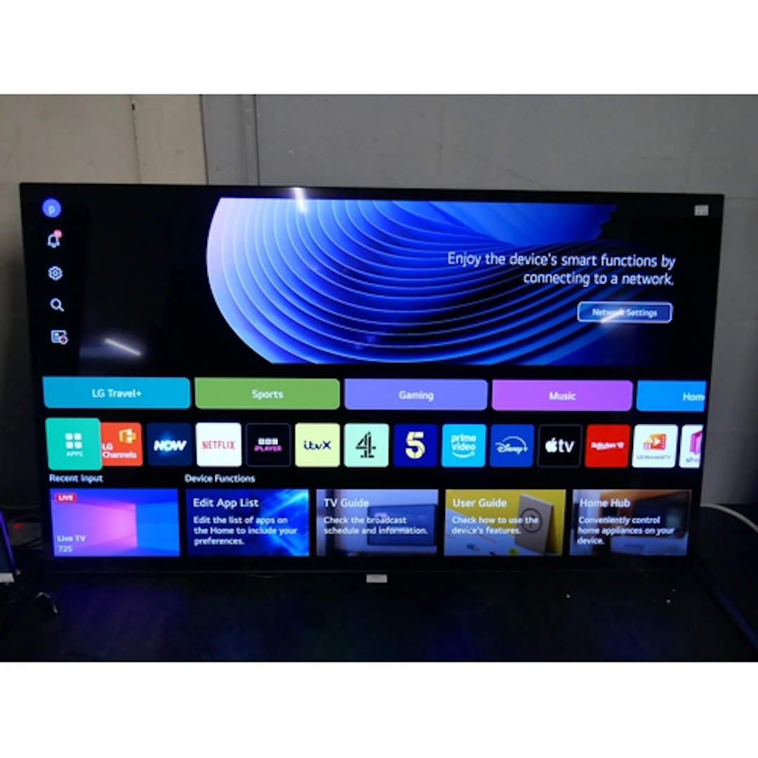A LG 55" OLED 4K UHD Television with remote ( no stand), or...