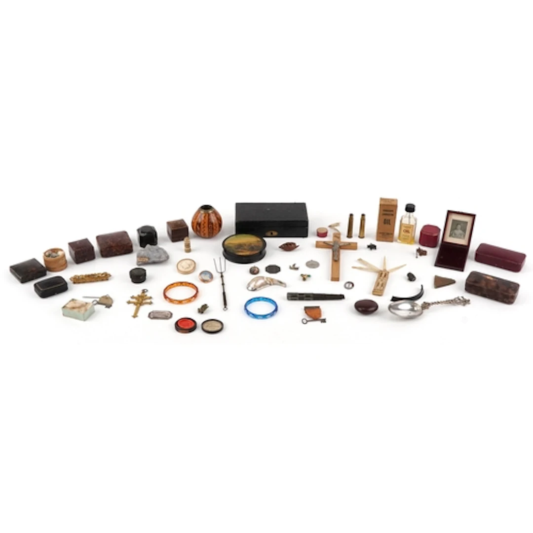 Antique and later objects including religious interest ename...