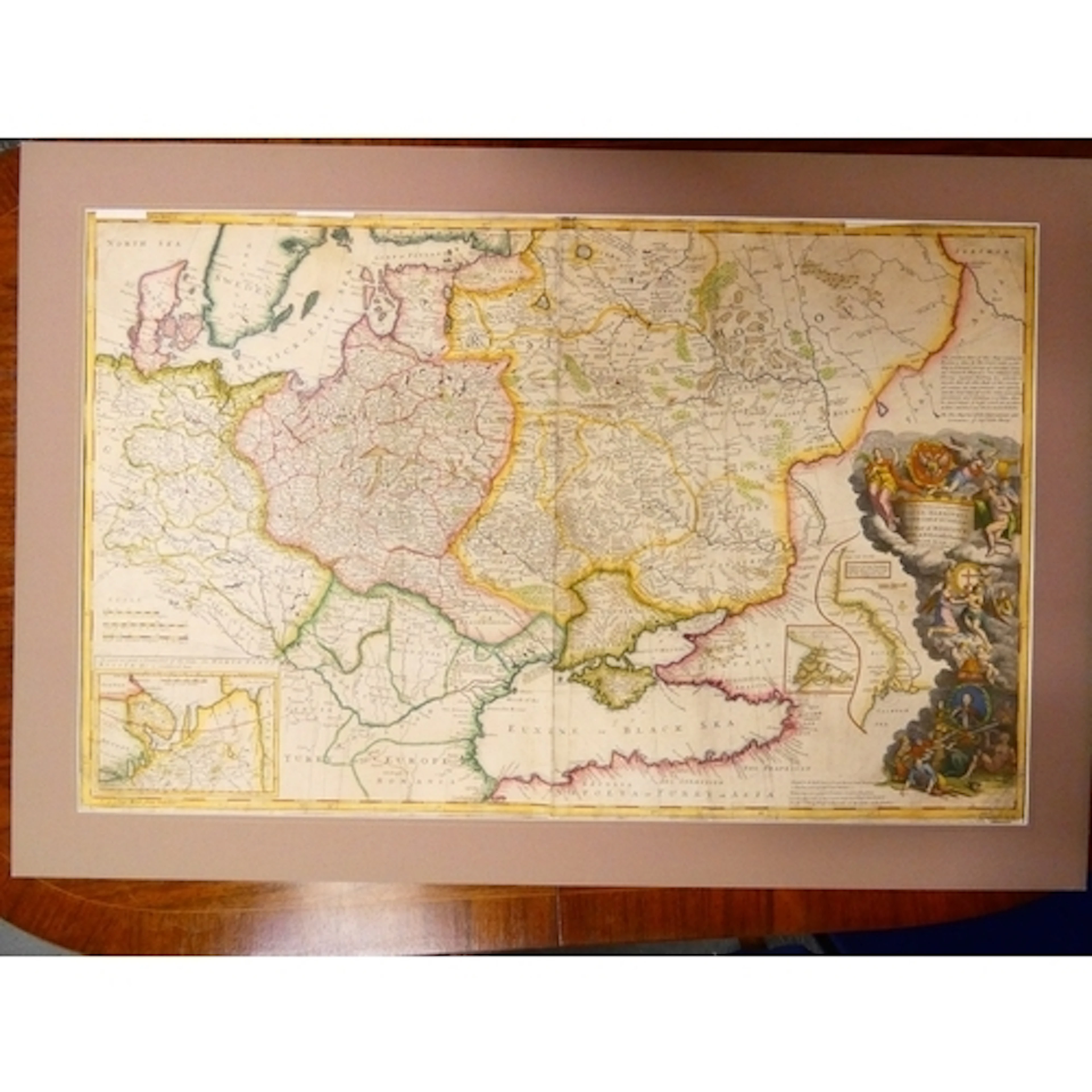 MOLL H. & BOWLES J. Map of Moscovy, Poland, L...