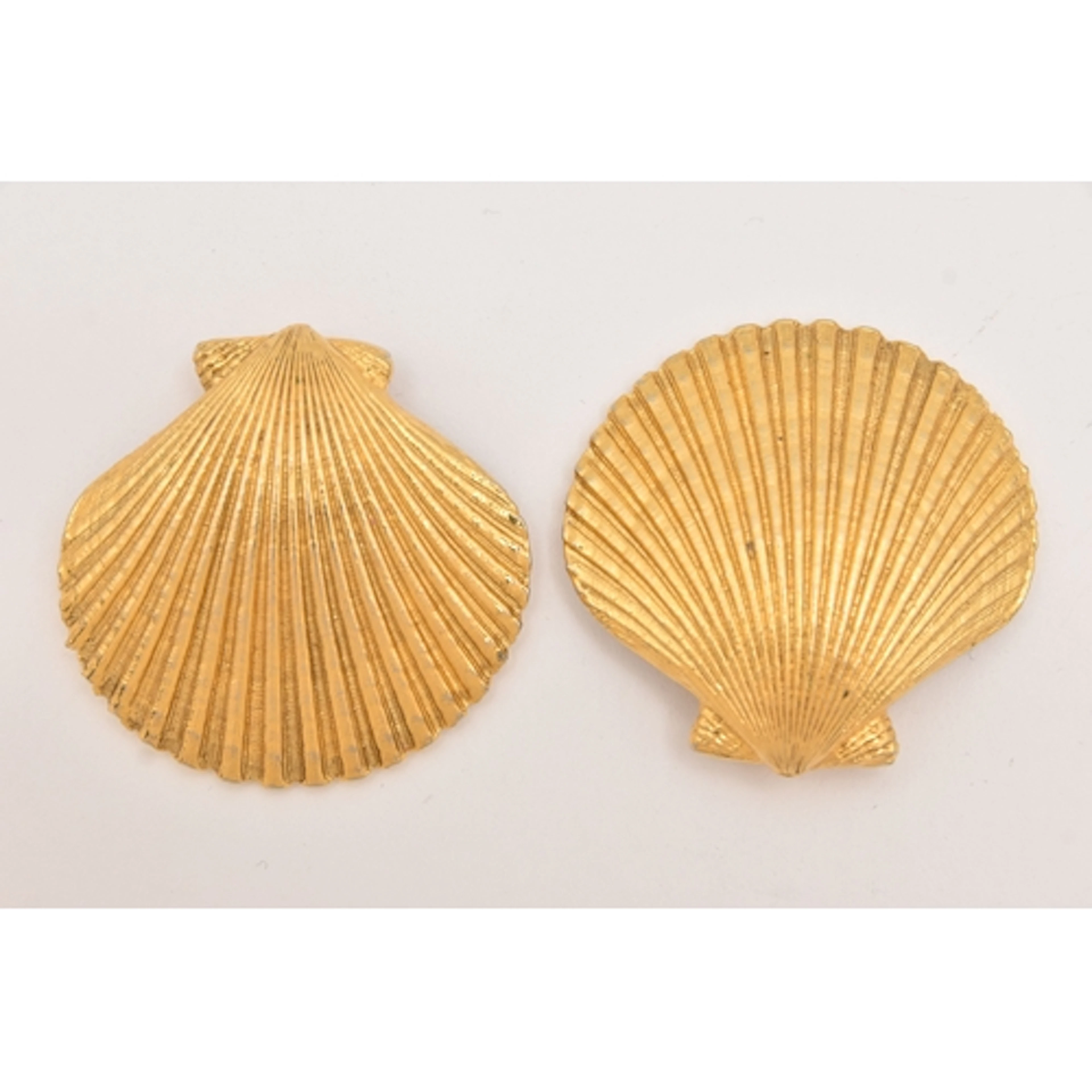 A PAIR OF 'YVES SAINT LAURENT' CLIP ON EARRINGS, designed as...