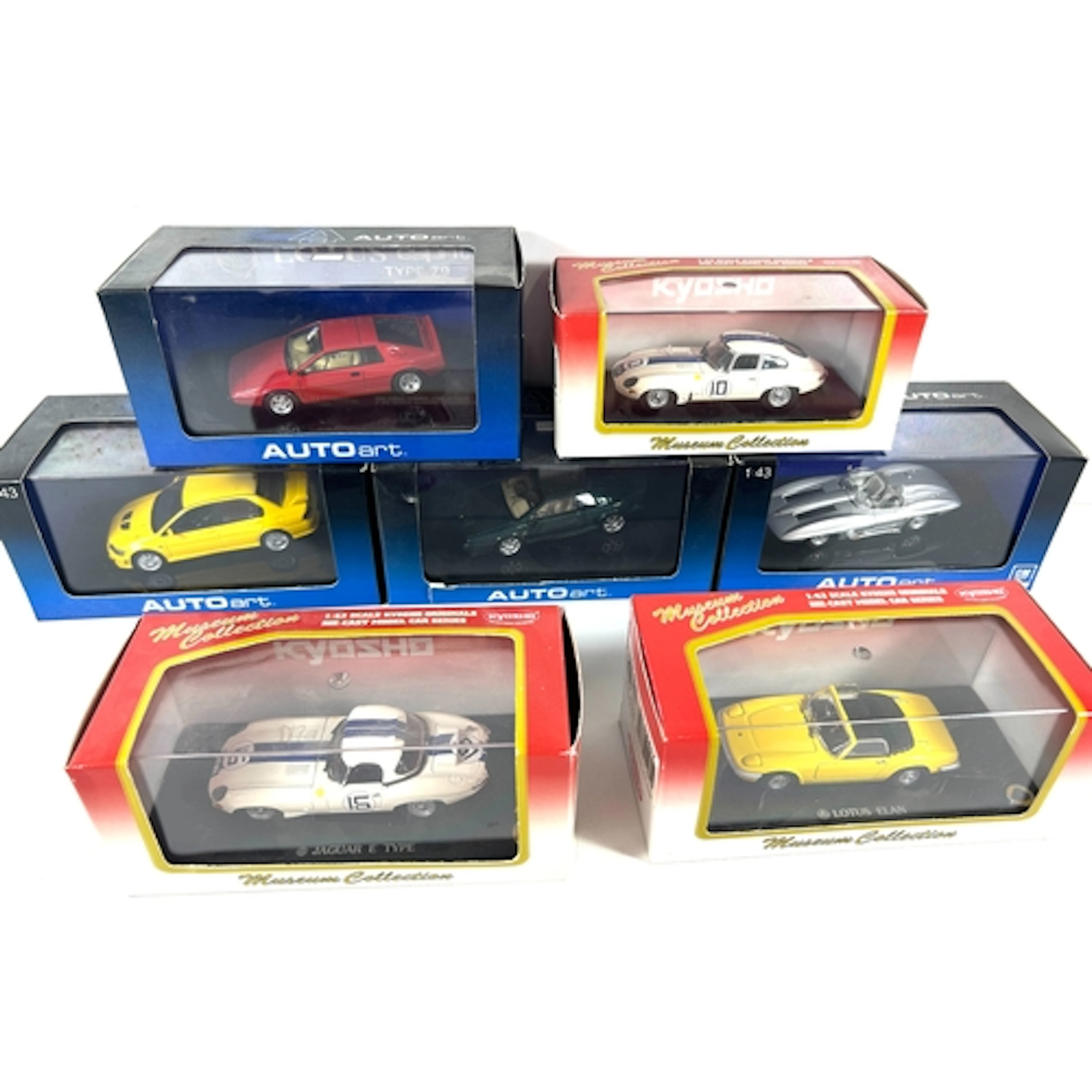 15 Various Makes. 4x Autoart 1:43 - Mitsubishi Lancer EVO VI...