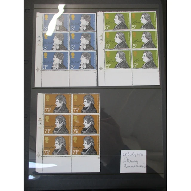 Decimals UM blocks range from 1971-2000 in 2 vols and loose,...
