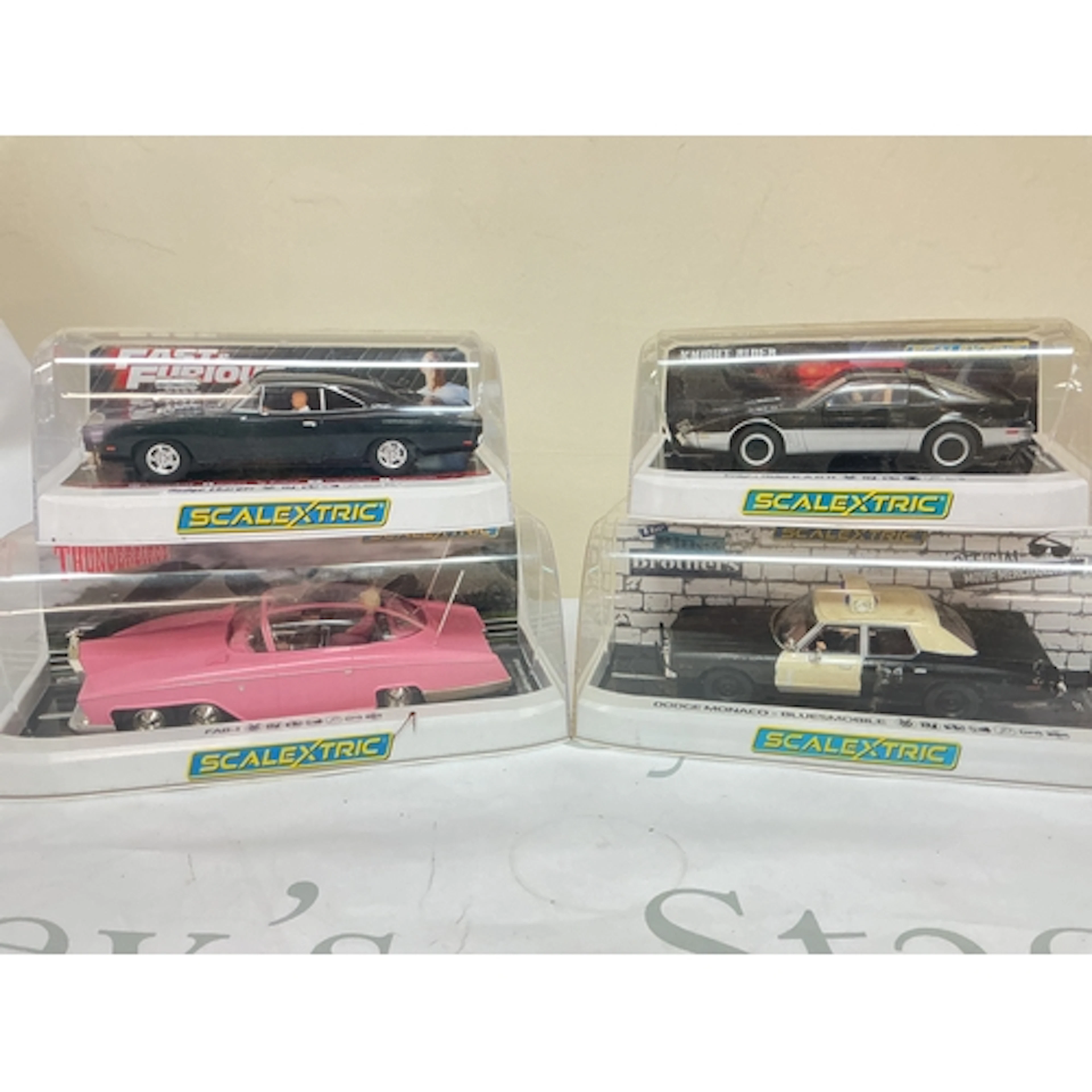 4 X Boxed Scalextric Cars, A Fast And Furious Dodge Charger,...