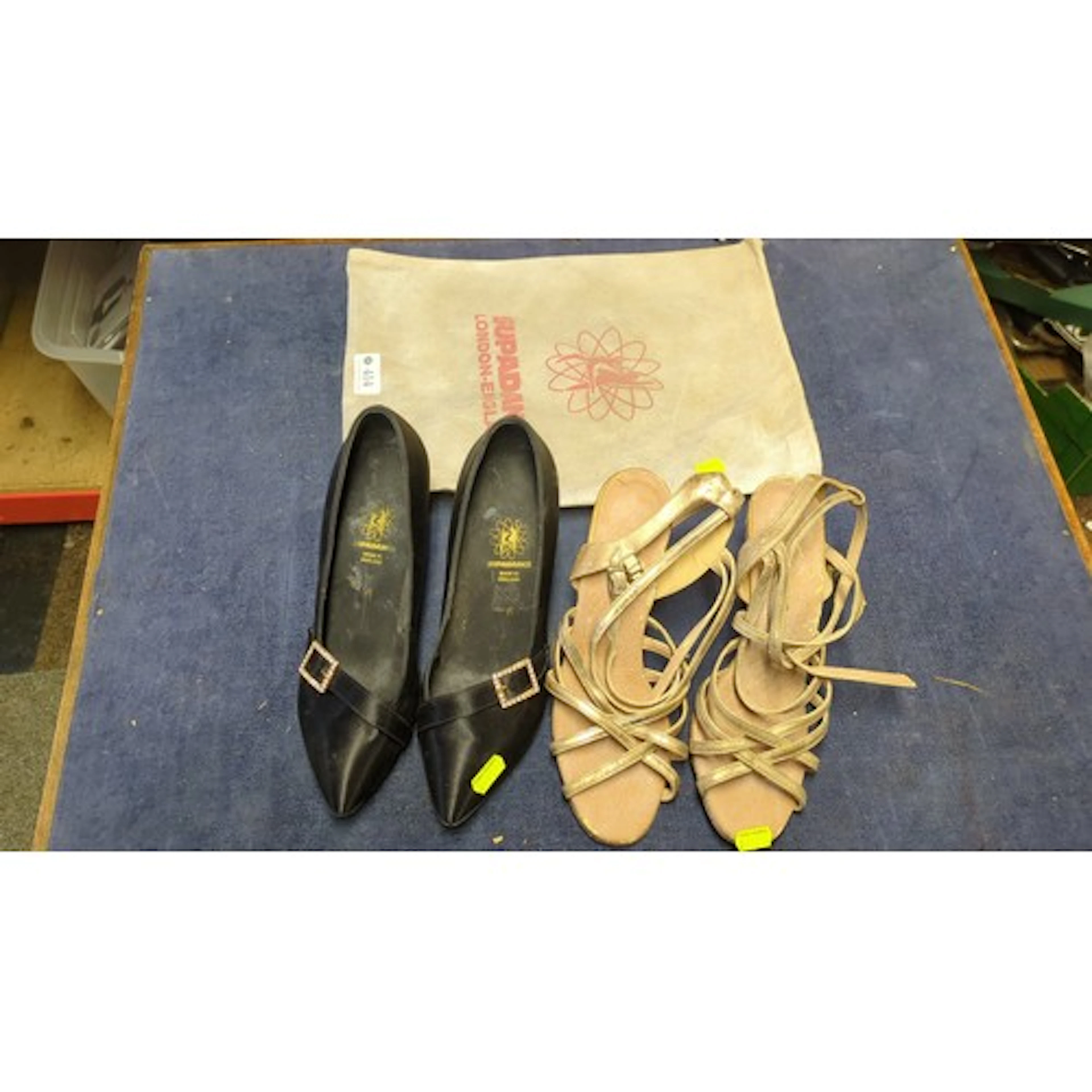 Two pairs of Supadance dance shoes, London—England: bl...