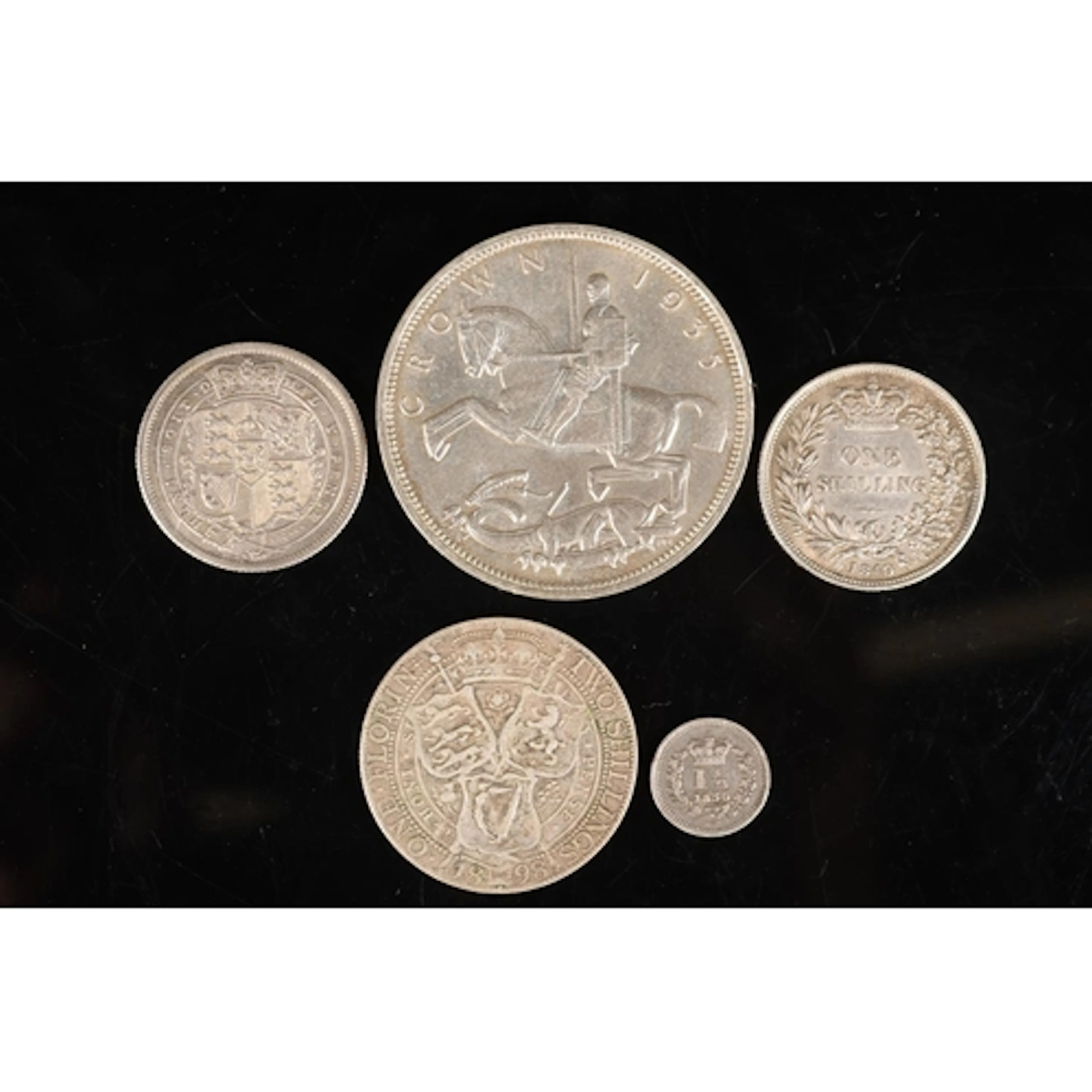 UNITED KINGDOM King George III (1760-1820) silver shilling 1...