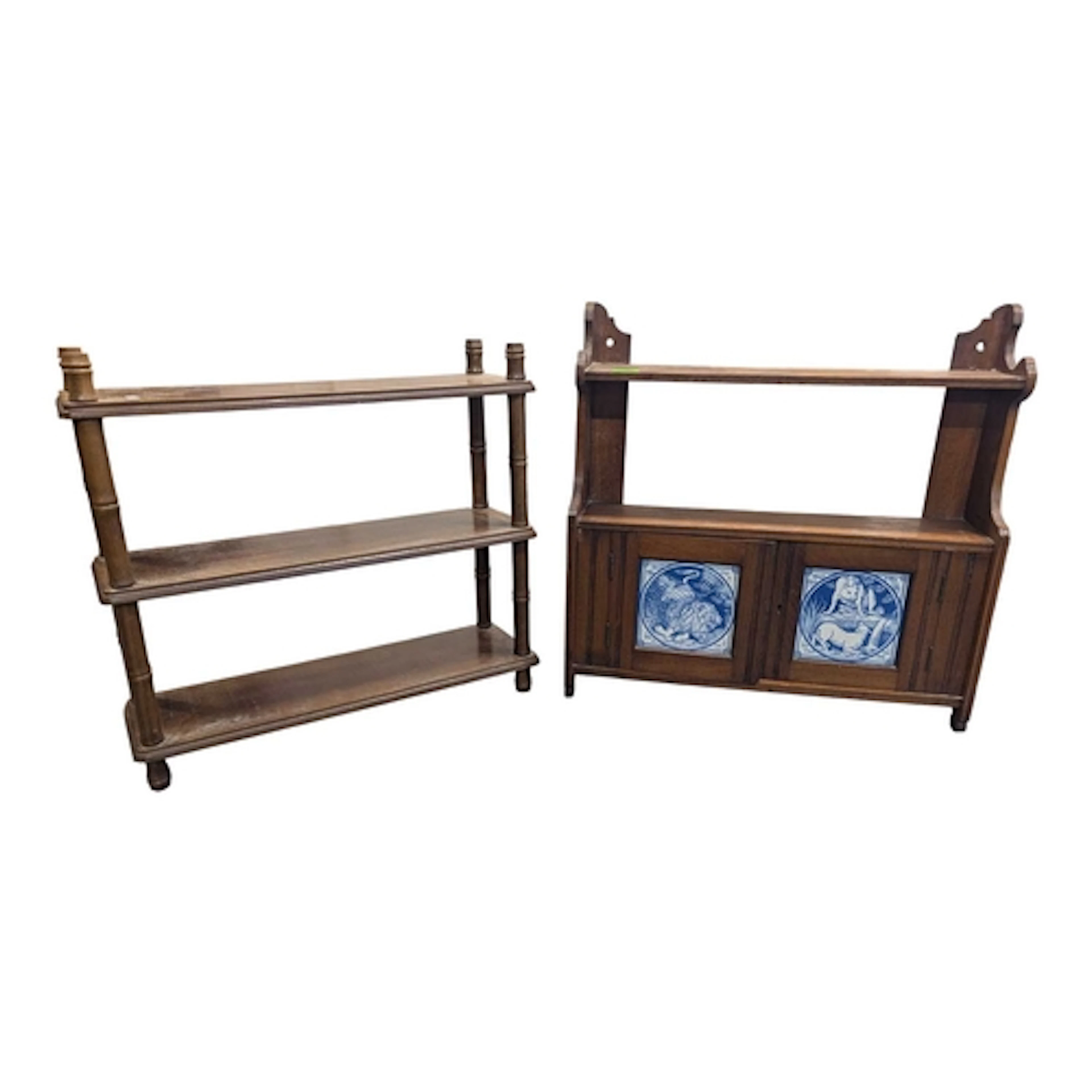 An early 20th century Chinoiserie whatnot etagere. The whatn...
