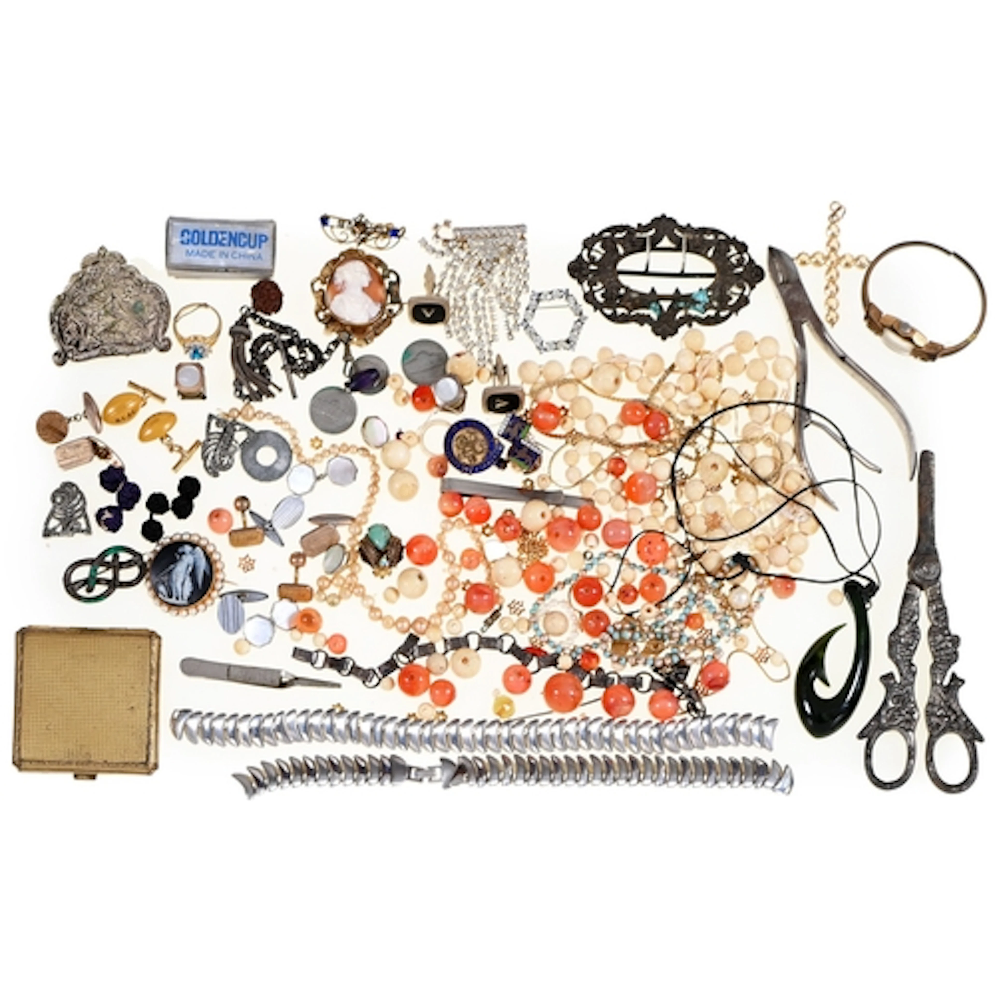 Miscellaneous costume jewellery, etc