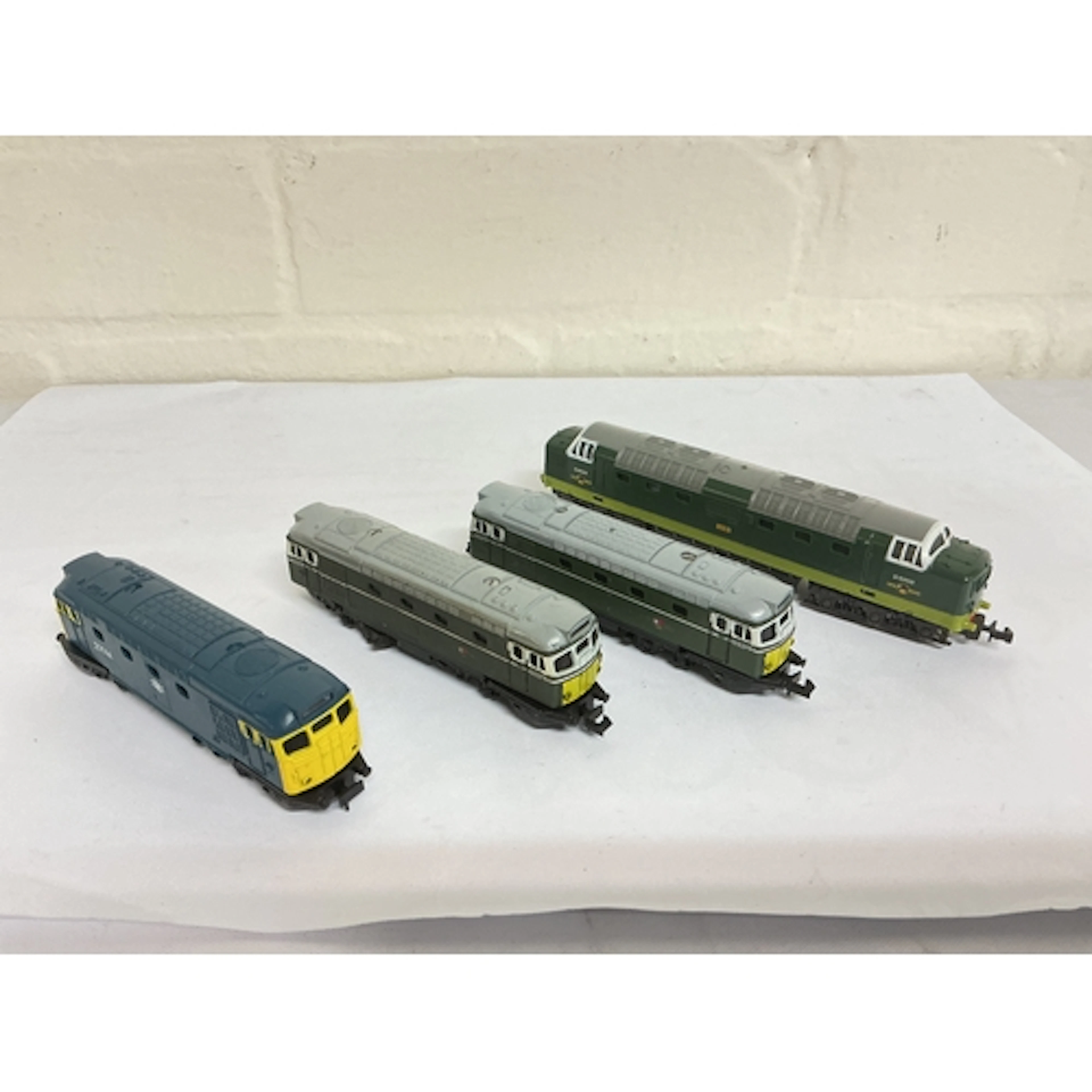 4 N Gage Locomotives All Diesels. No Reserve.