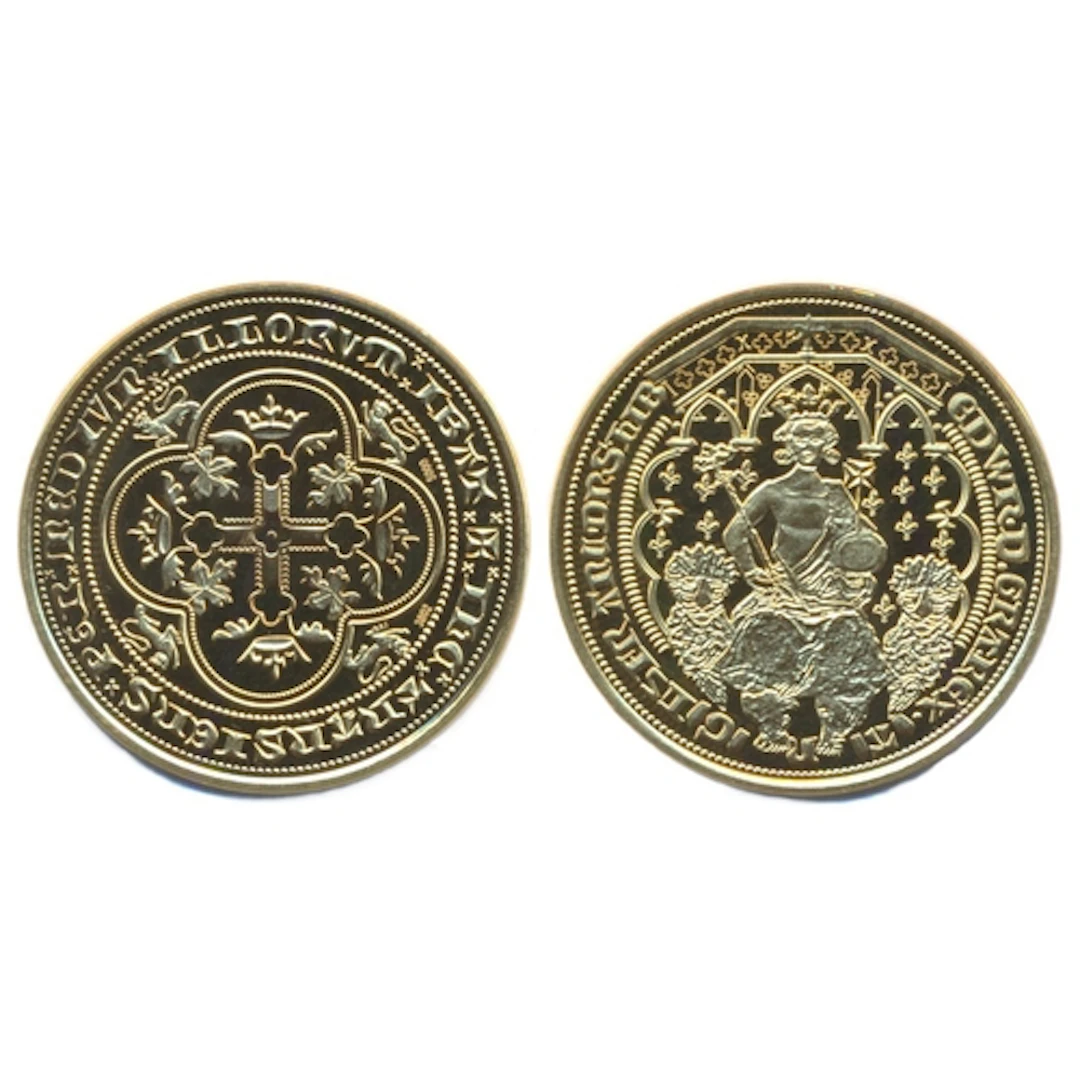 The Millionaires Collection 22ct gold Edward III Double Leop...