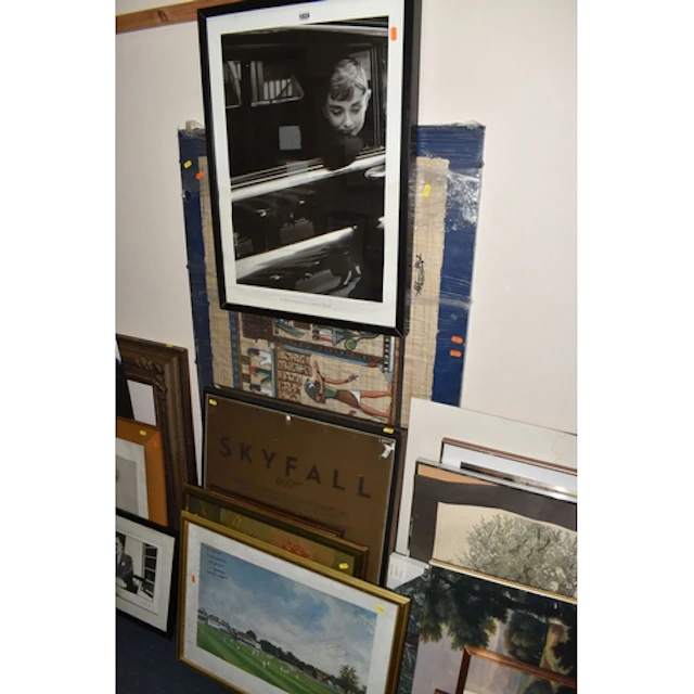 A SMALL QUANTITY OF PRINTS AND PICTURE FRAMES TO INCLUDE SMO...