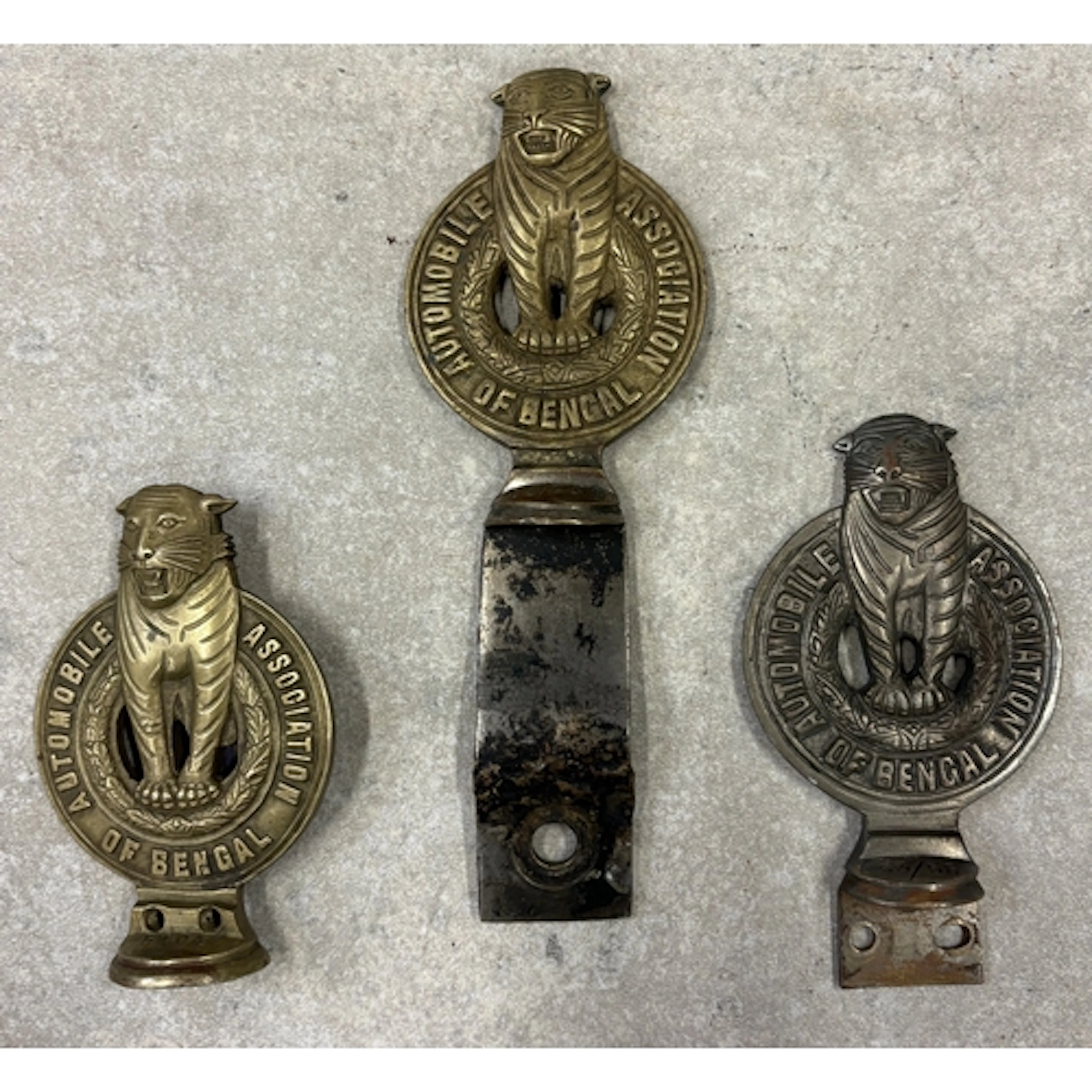 A collection of three vintage Automobile Association of Beng...