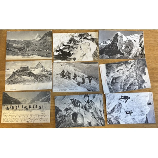 Sports. Coln. of mostly winter sports vintage cards in one a...