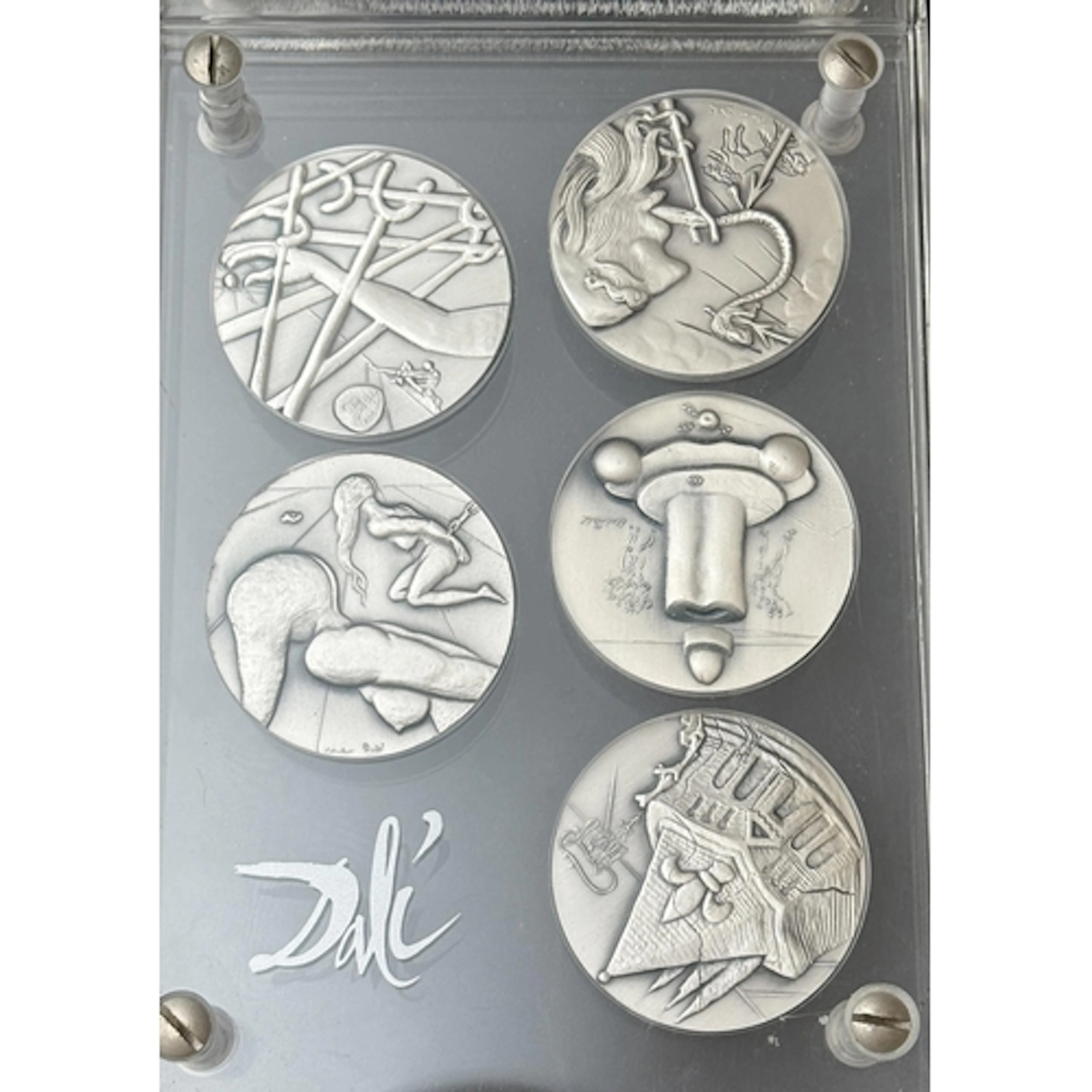 Salvador Dalí – The Ten Commandments: A single acrylic displ...