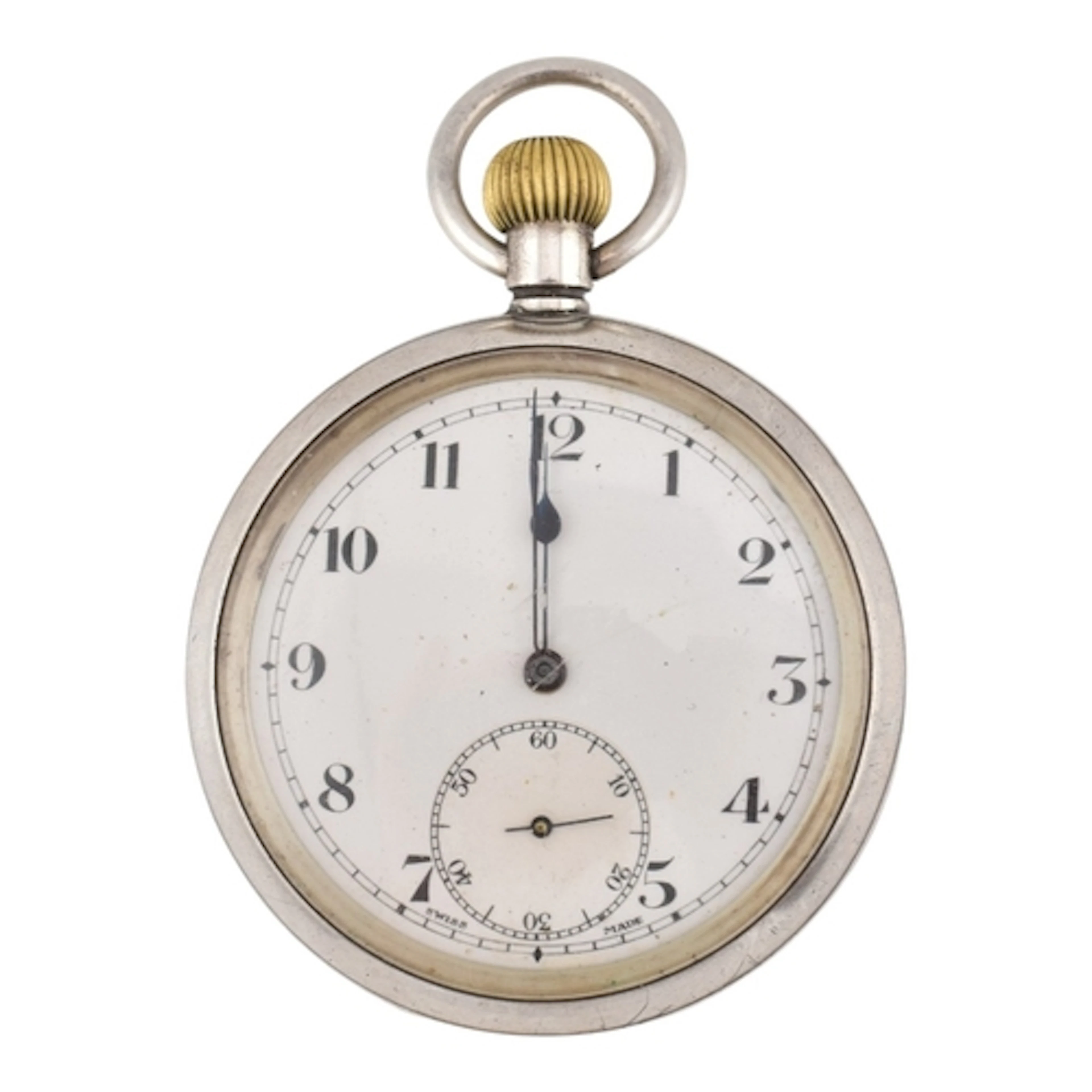 Atlas, Swiss, Royal Presentation hallmarked silver open-face...