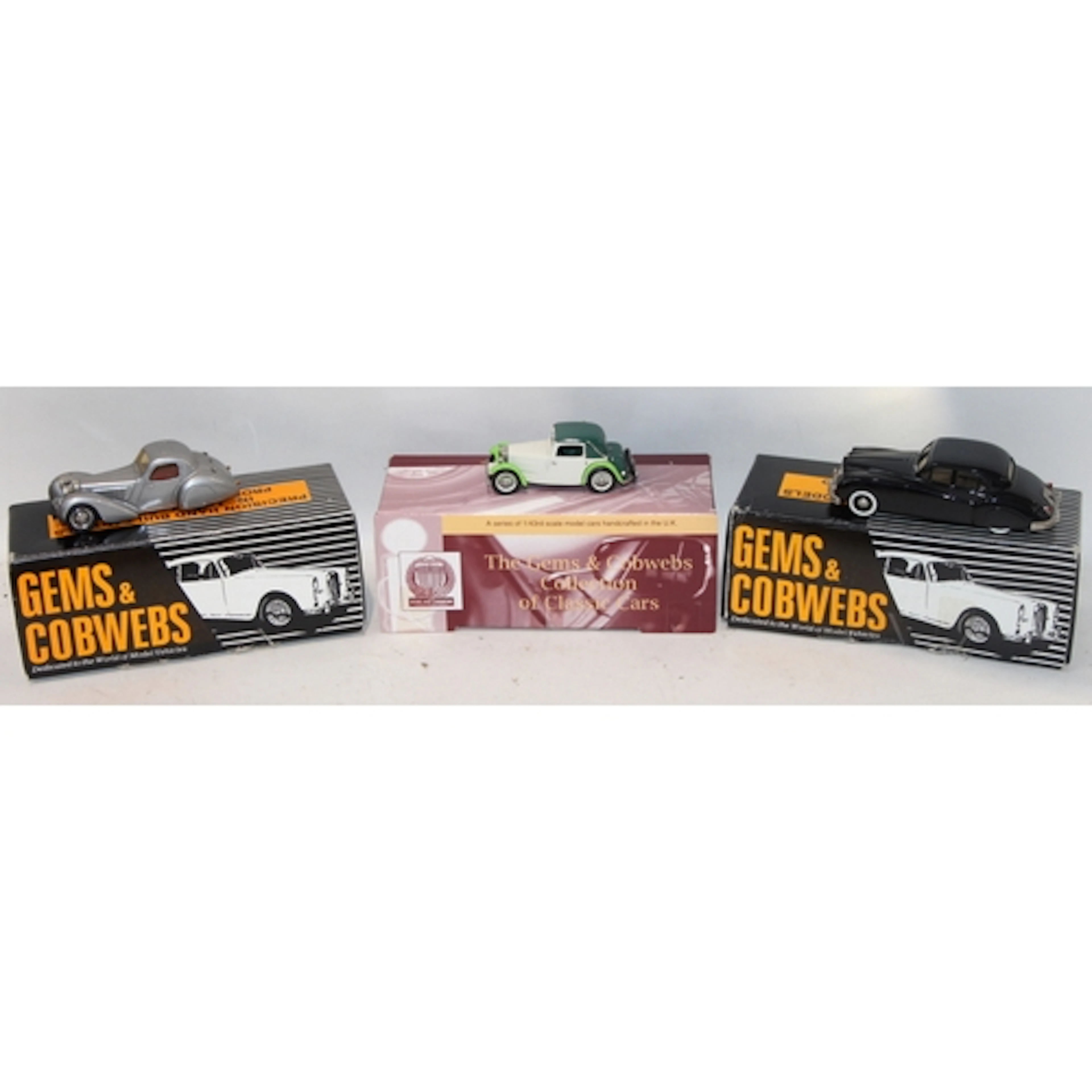 Quality Gems and Cobwebs die-cast model vehicles: GC34S Jag...