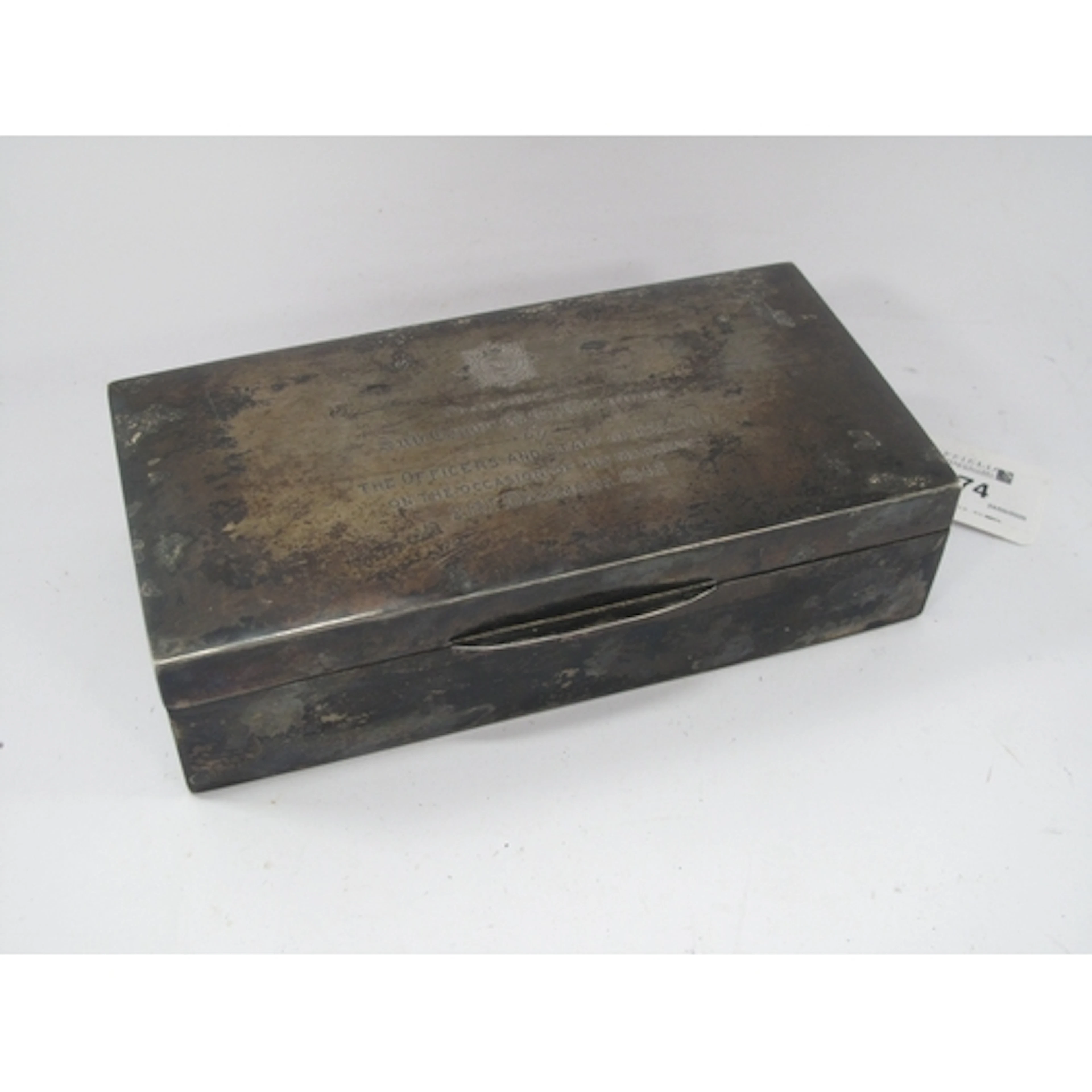 Hamilton & Co. Ld; An Indian Colonial Cigarette Box, of reta...