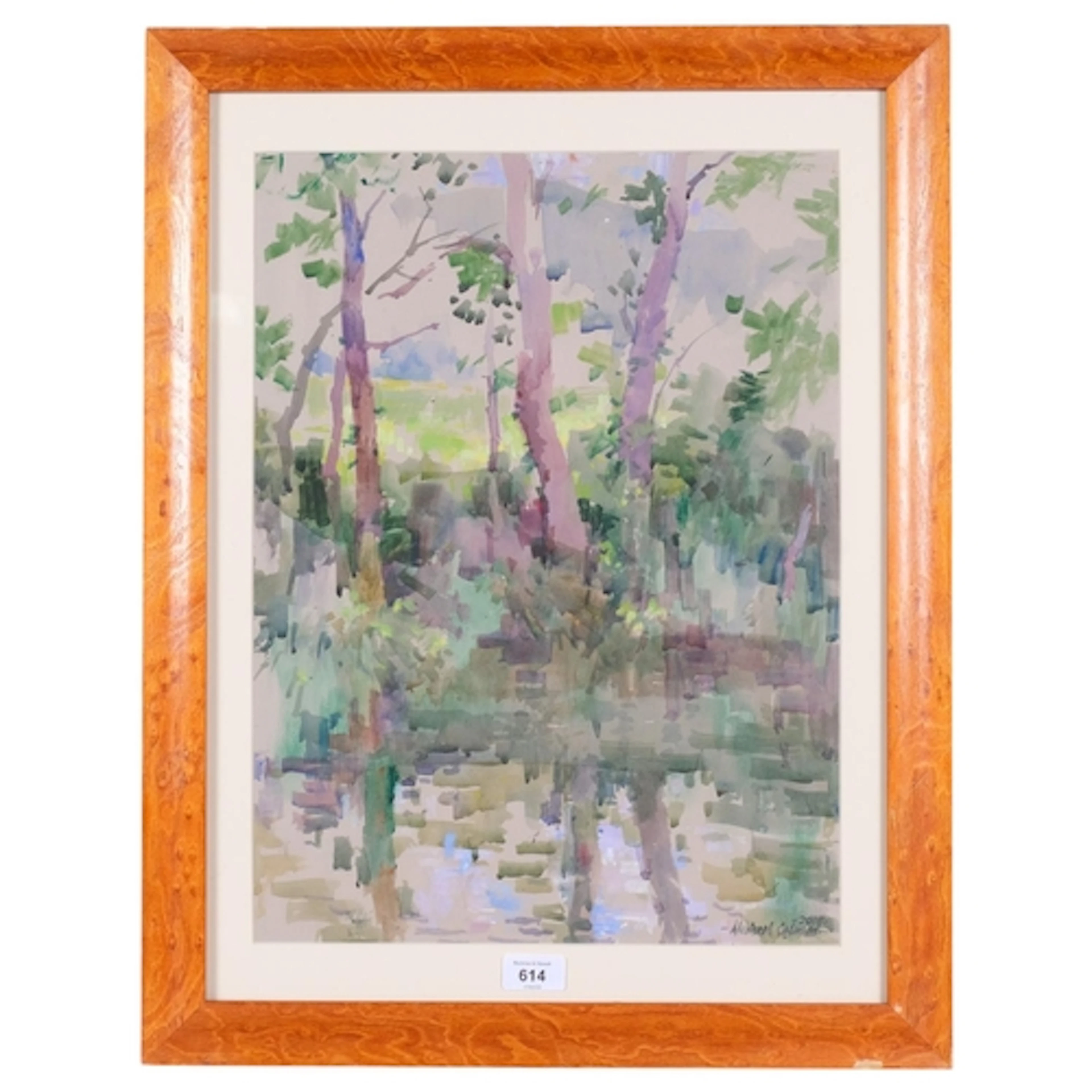 Michael Cadman (1920-2010), watercolour on paper, French Riv...