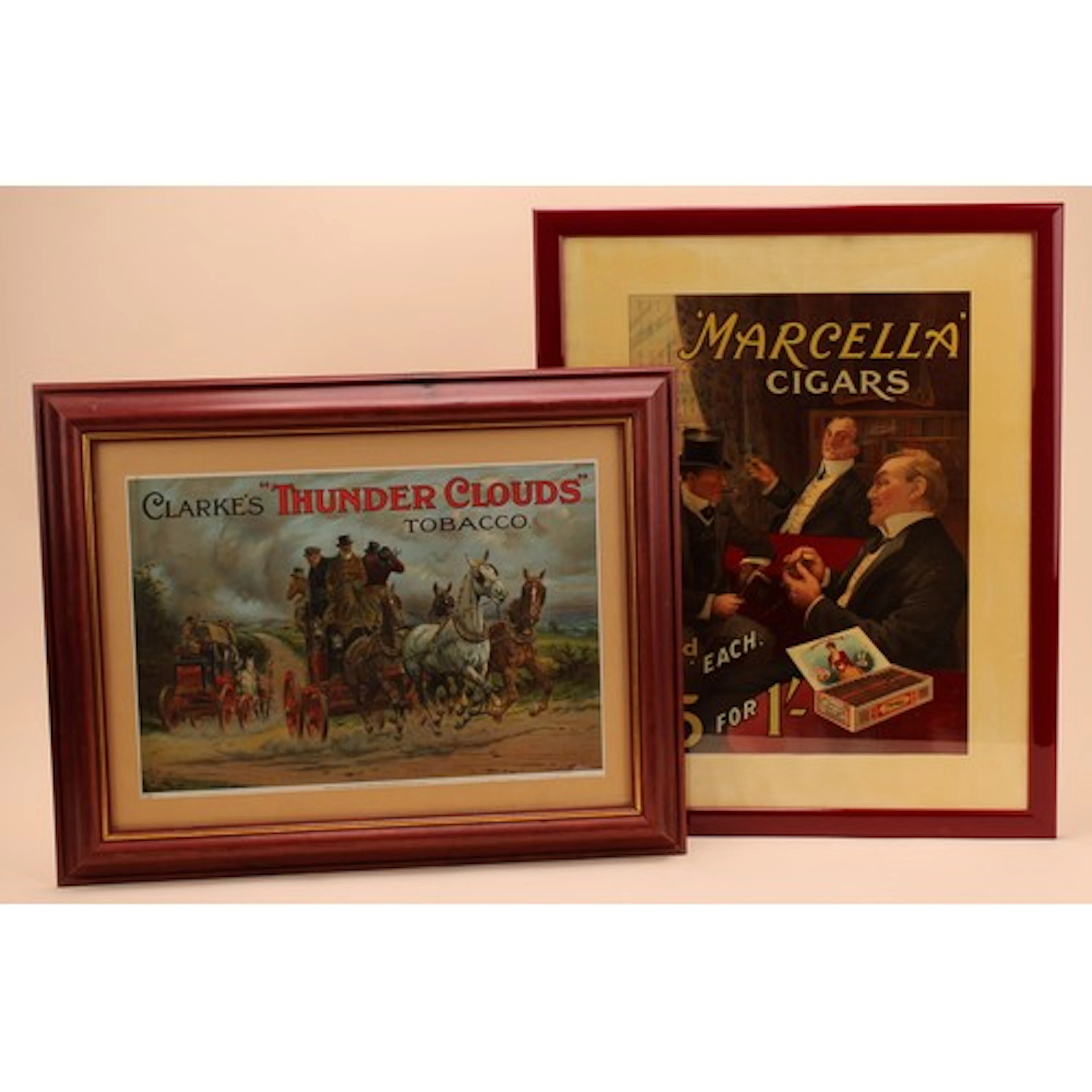 Advertising - Tobacco - an early 20th century litho printers...