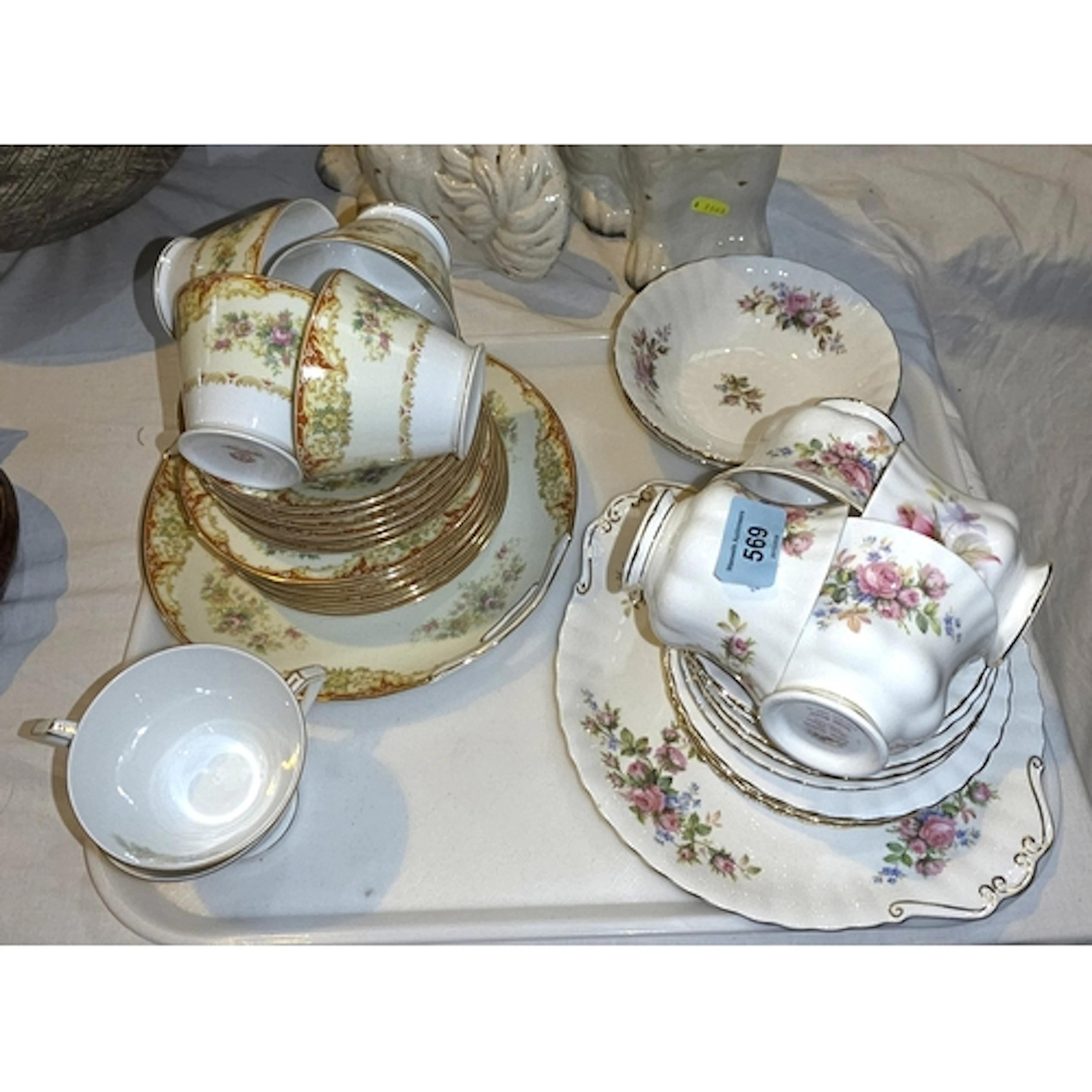 A collection of Royal Albert Moss Rose and a 19 piece Norita...
