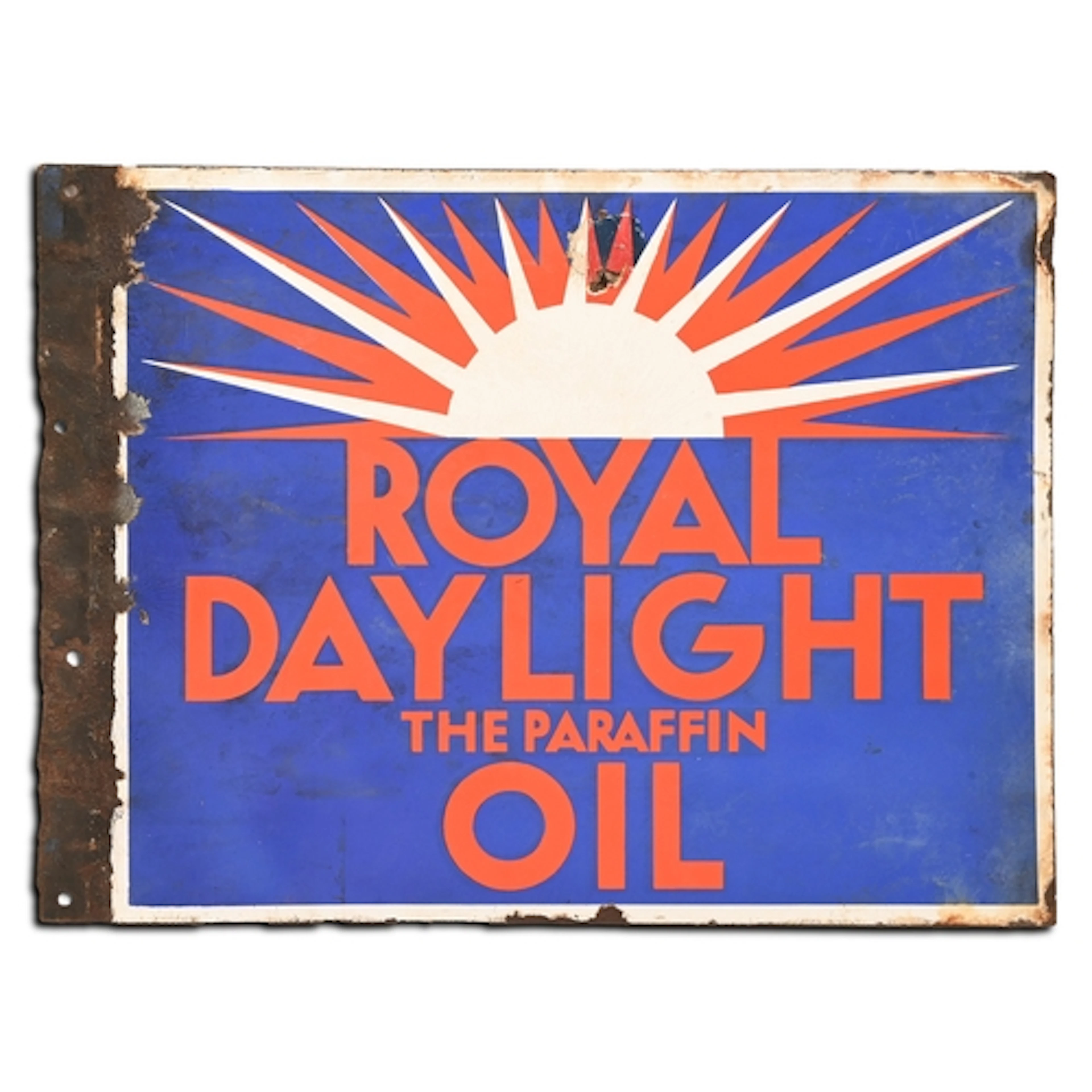 Vintage advertising. A Royal Daylight Paraffin Oil double si...