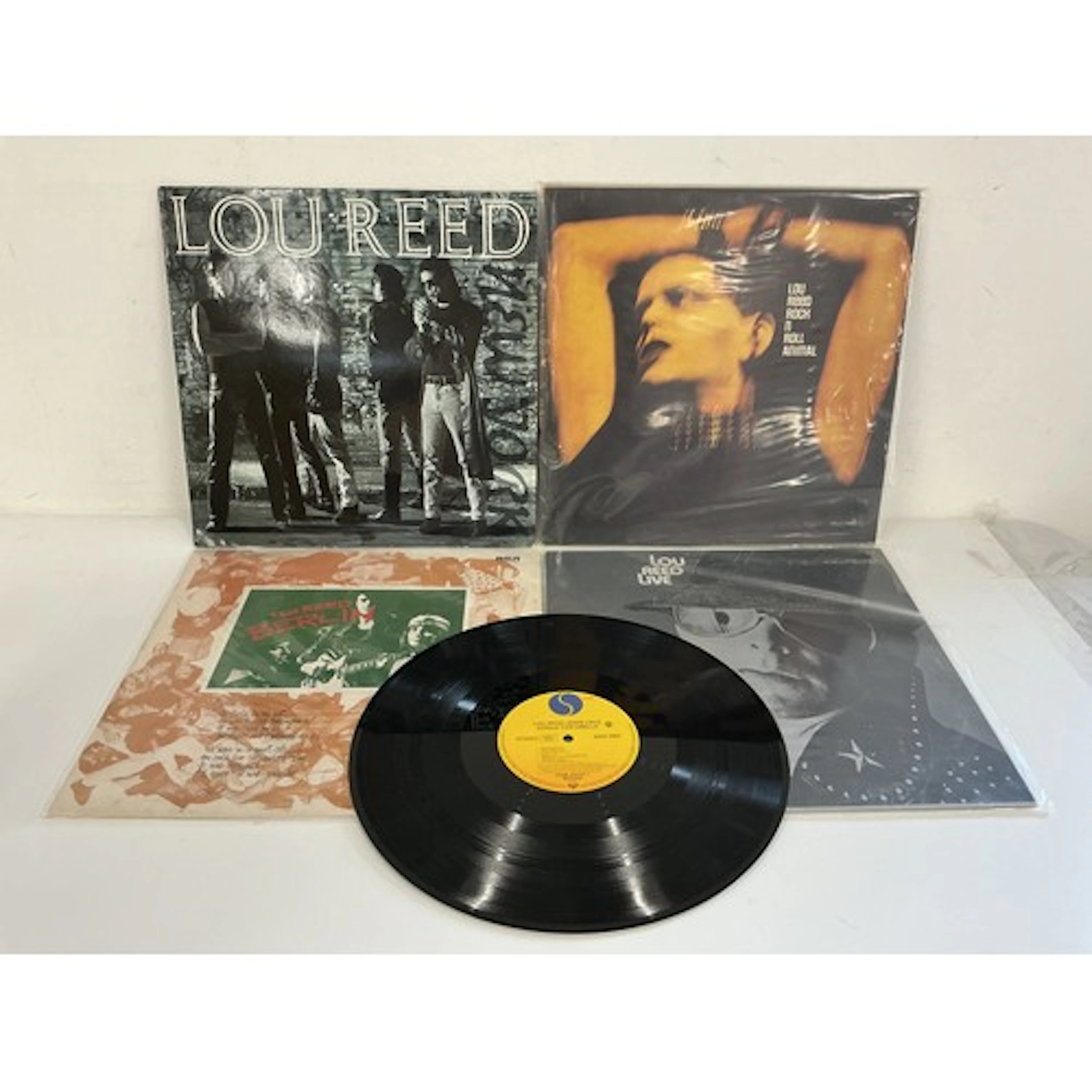 Five Lou Reed LPs comprising Berlin, Rock n Roll Animal, New...