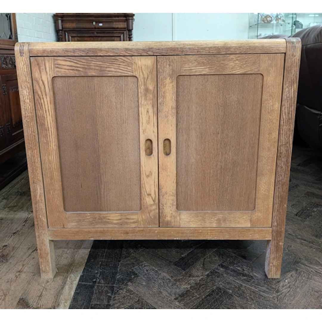 Habitat Radius oak two door small sideboard, with interior d...