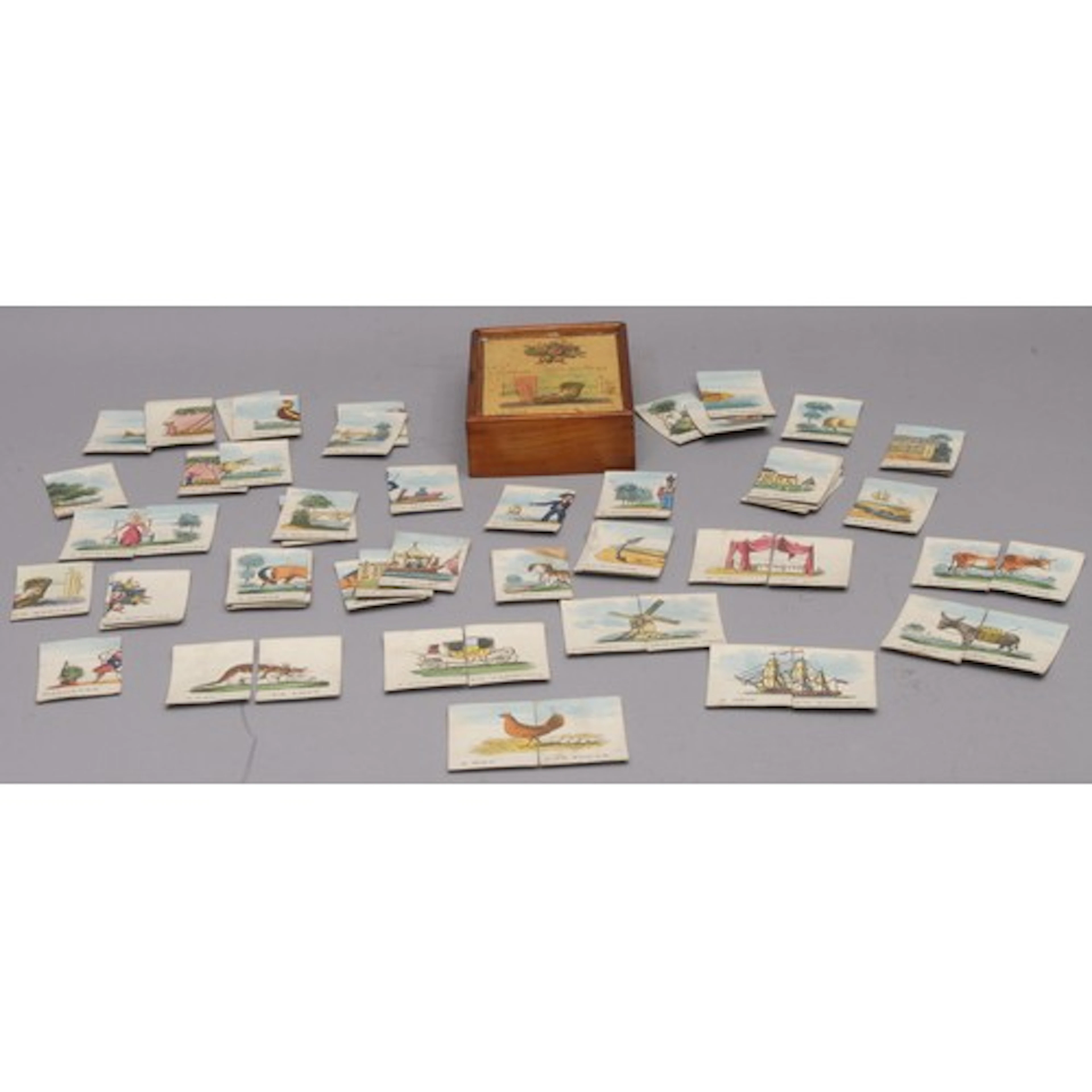 A 19th century educational didactic parlour game, by F C Spu...