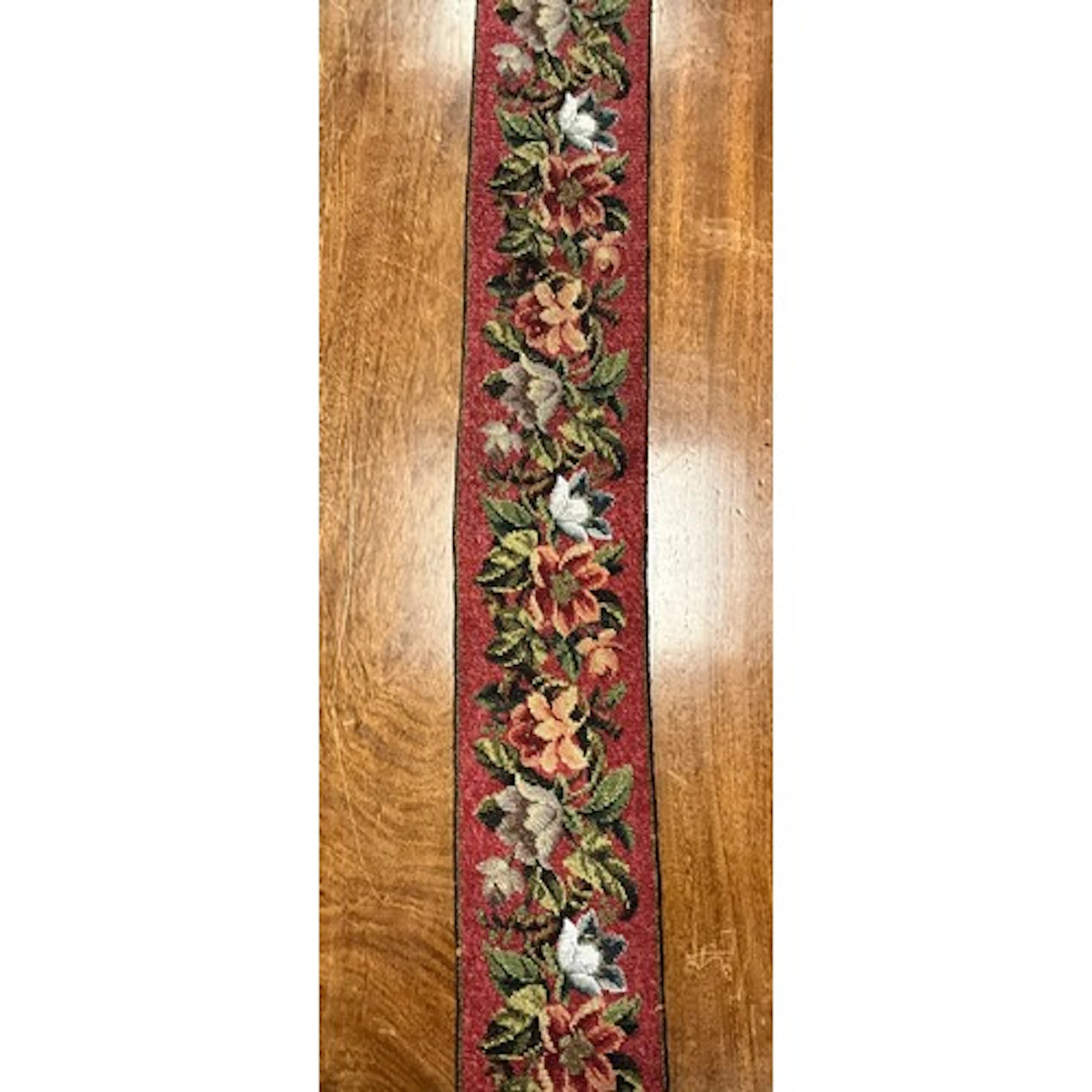 A Victorian beadwork table runner or wall hanging, the multi...