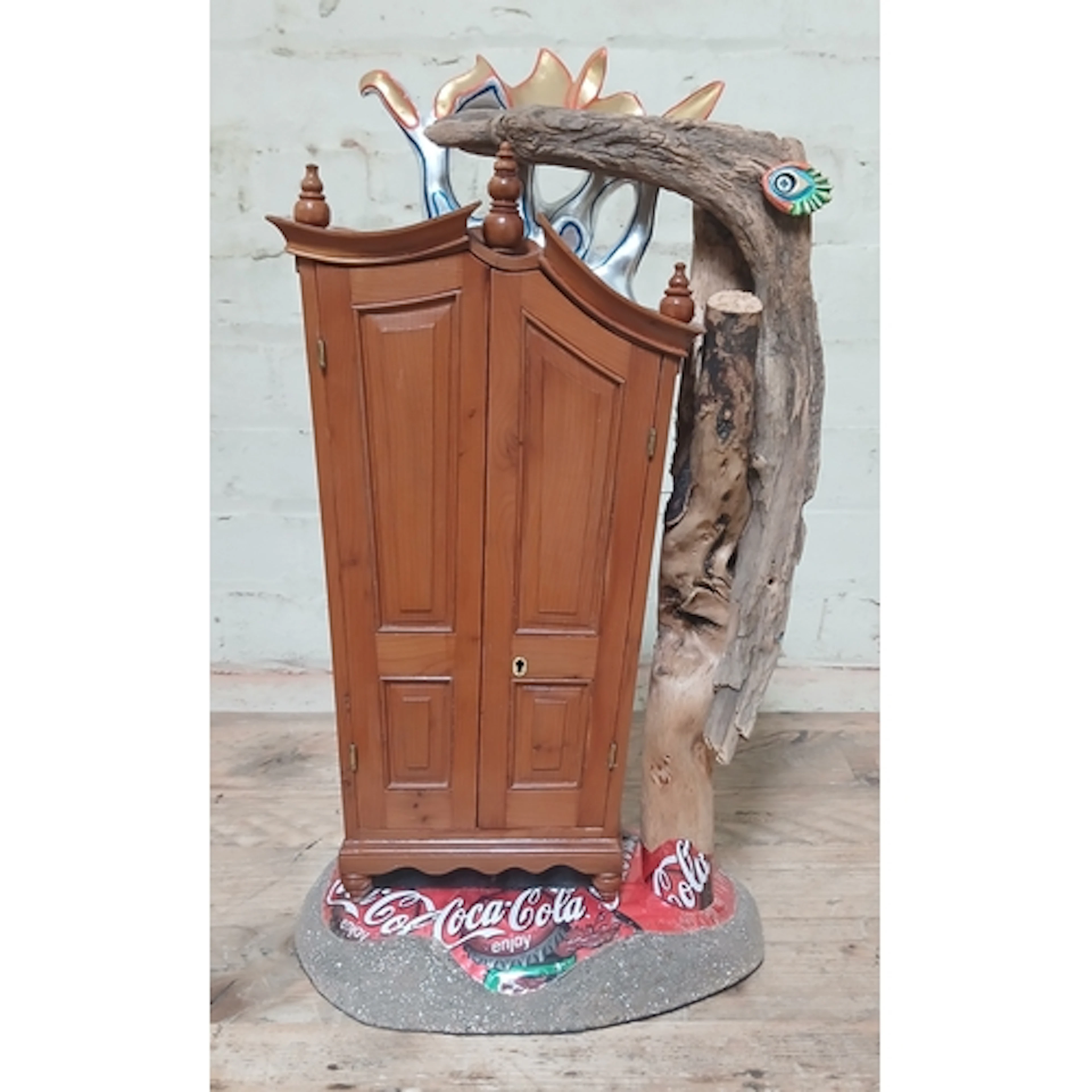 John Southworth Prescott (b1939), "Wardrobe", jewellery cabi...