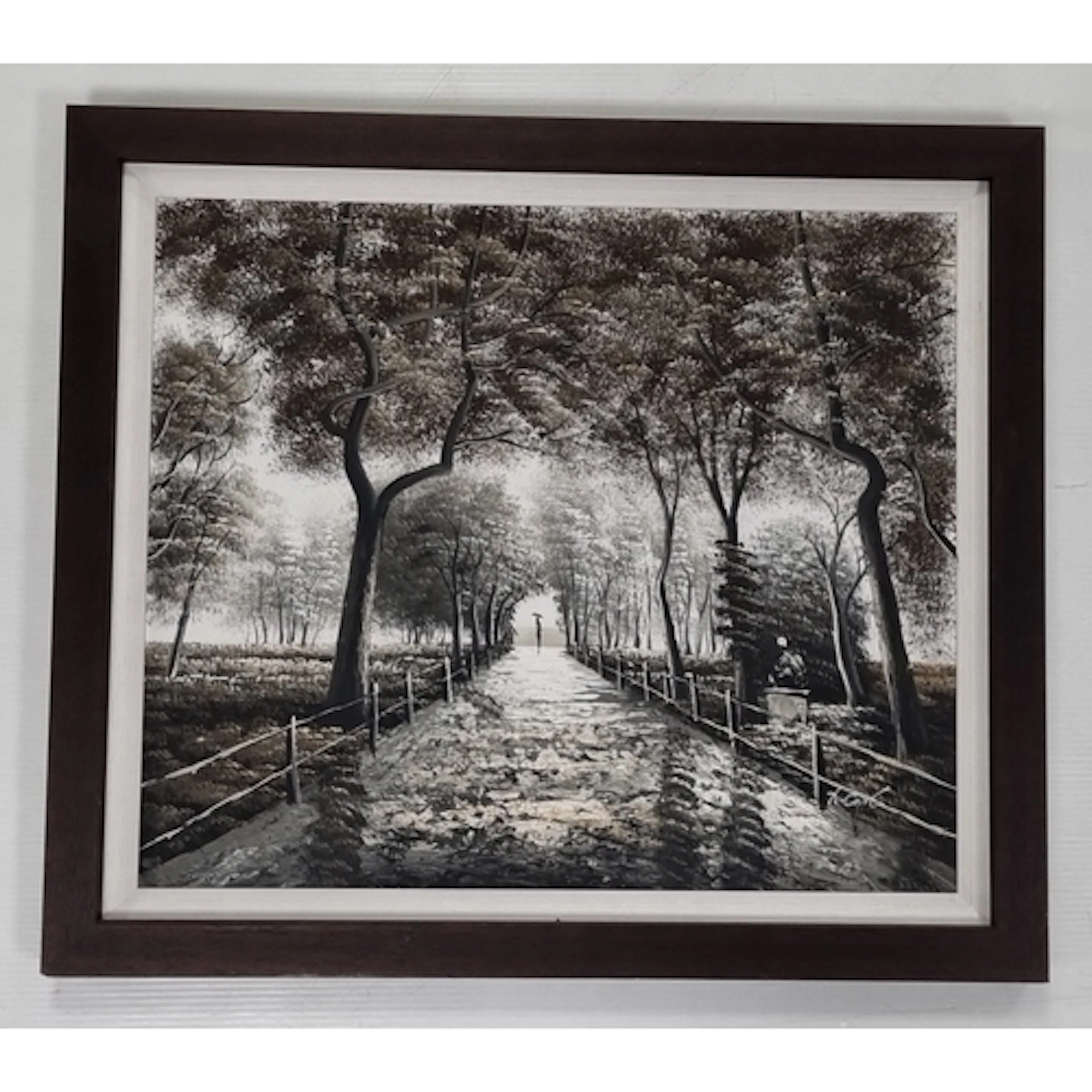 Signed Contemporary Landscape H: 70cm X W: 81cm.